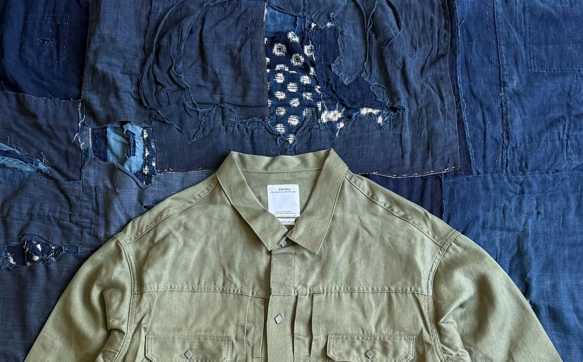 Visvim VISVIM 24SS 101XX Denim Linen Wool Jacket Size US XL / EU 56 / 4 - 4 Thumbnail