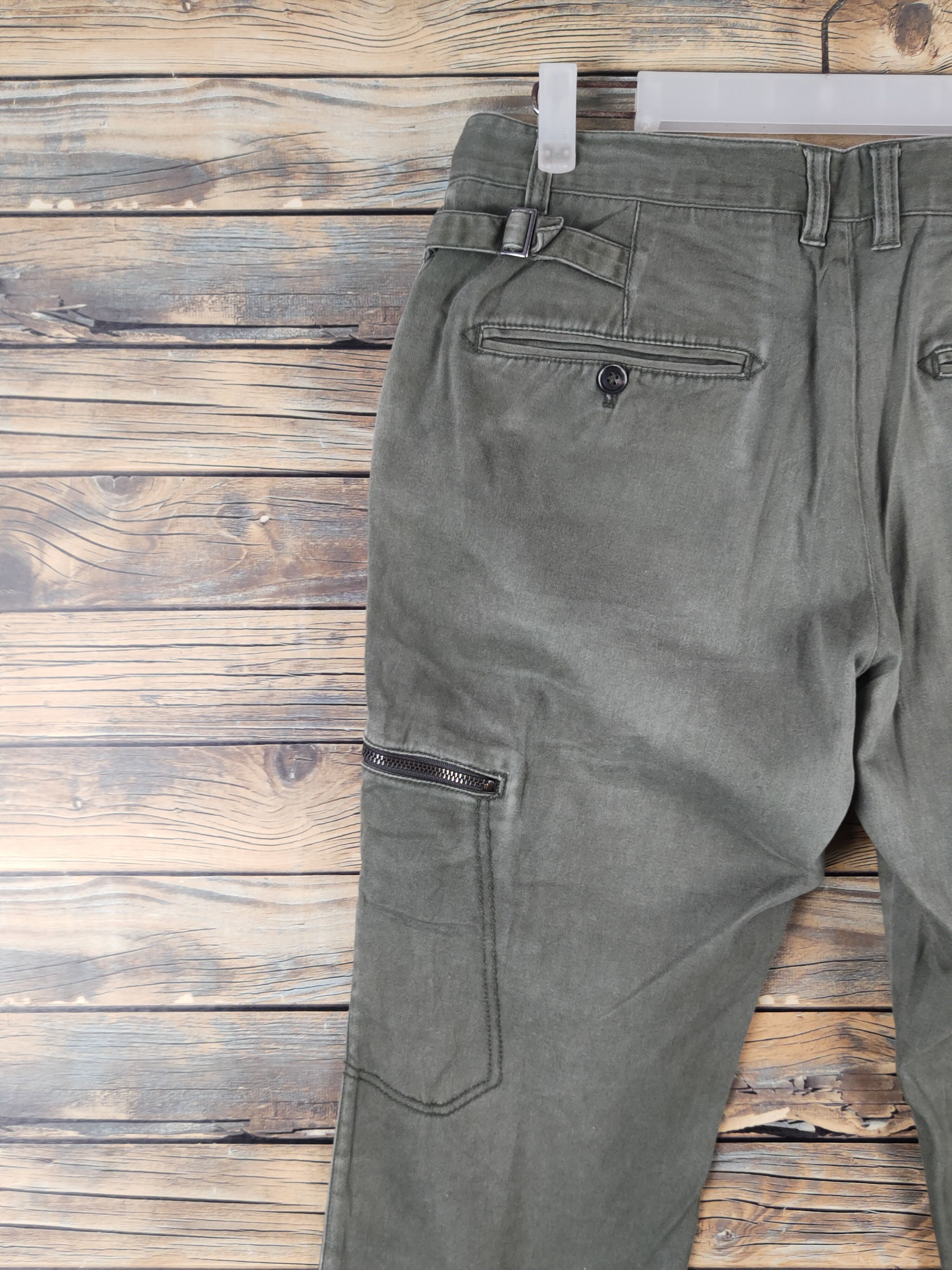 Japanese Brand DL Class 5 Green Multipocket Tactical Cargo Pants #1349 Size US 32 / EU 48 - 8 Thumbnail