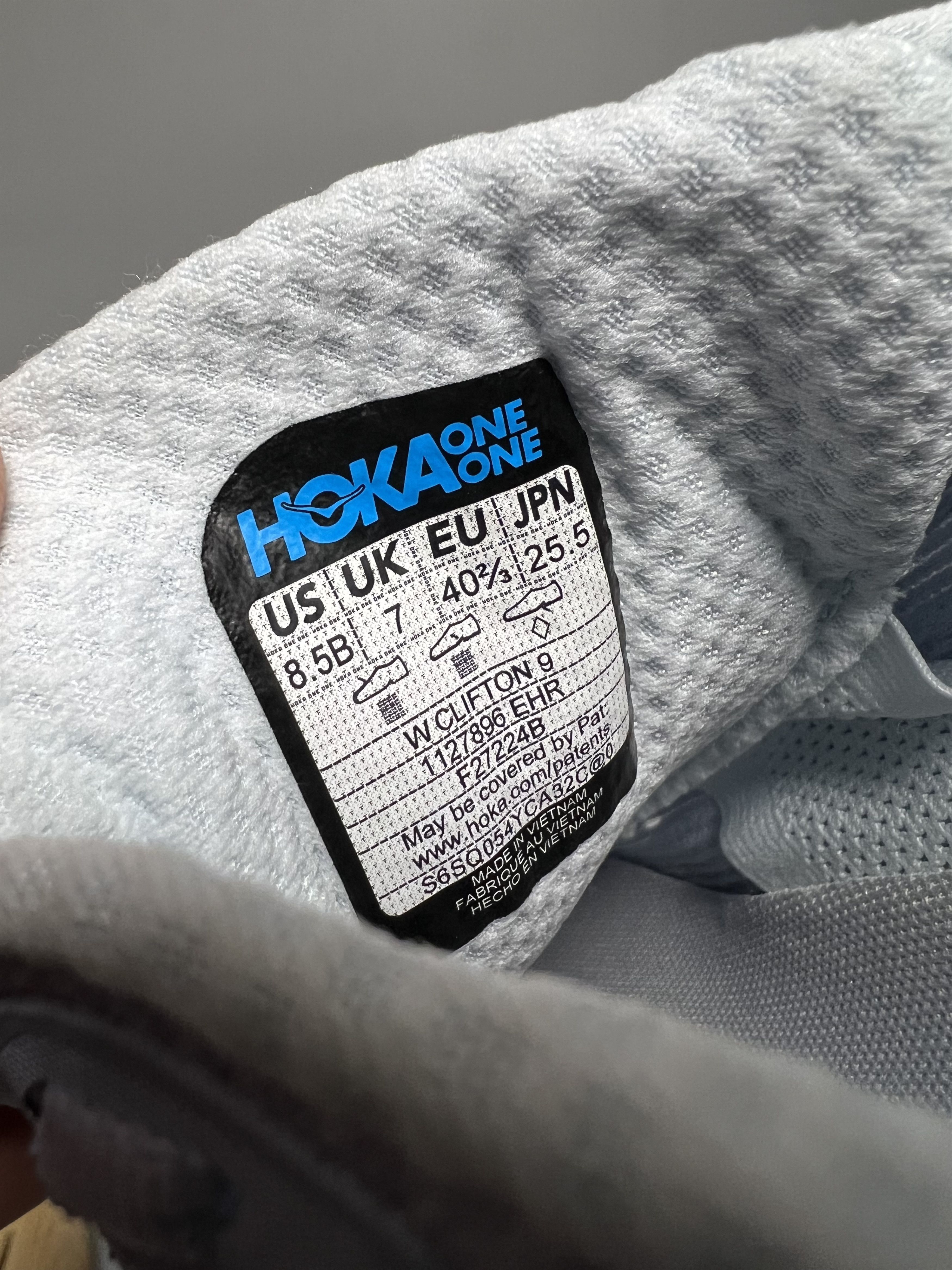 Hoka 8.5B Hoka One One Clifton 9 Running Shoes Walking Gym Size US 8.5 / IT 38.5 - 19 Thumbnail
