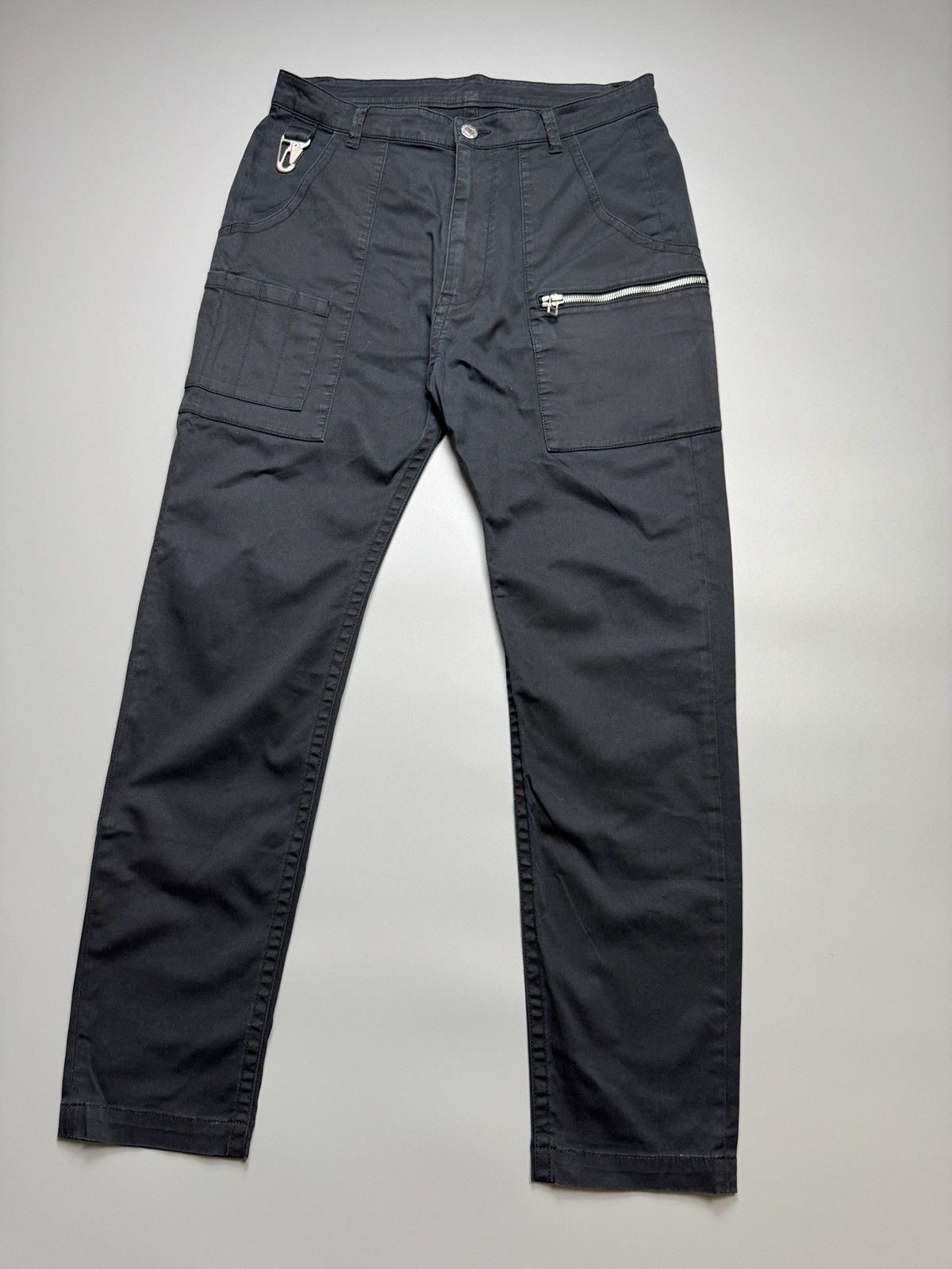 Helmut Lang Helmut Lang - Carabiner Black Cargo Pants Size US 30 / EU 46 - 2 Thumbnail