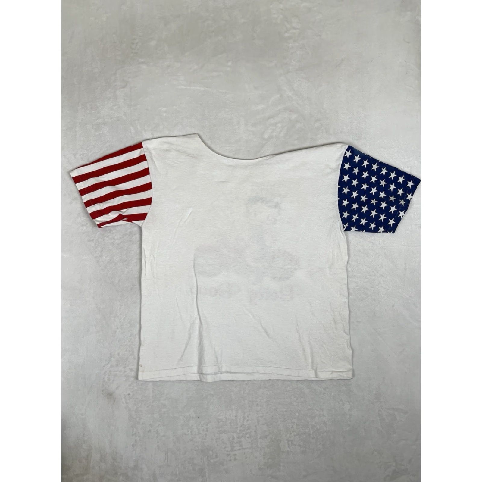 Vintage VINTAGE 1994 Betty Boop Motorcycle American Flag T-Shirt Women’s XL Fleischer White Short Sleeve Women Size XL / US 12-14 / IT 48-50 - 6 Thumbnail