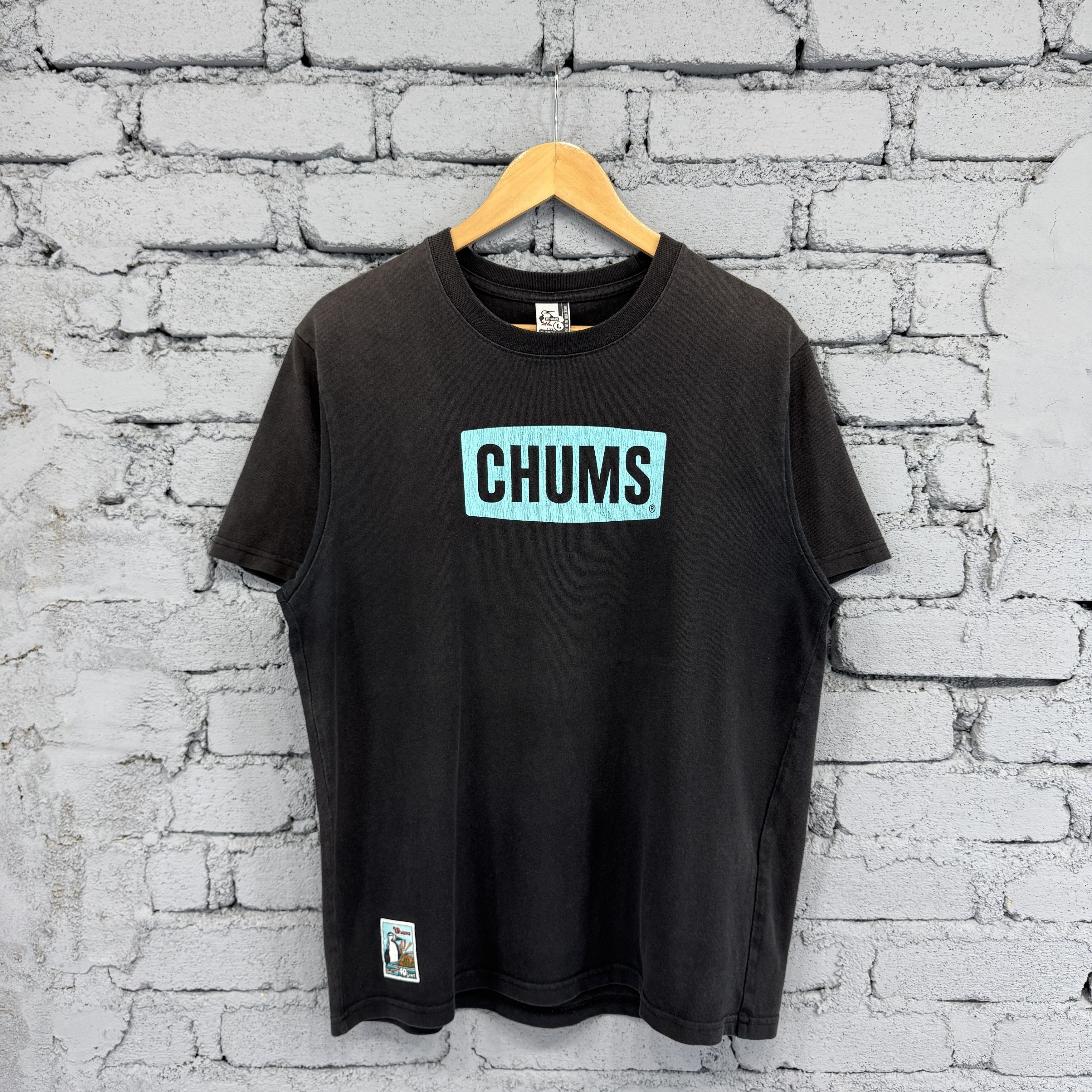 Chums CHUMS Plain Box Logo Sunfaded Tshirt Size US L / EU 52-54 / 3 - 1 Thumbnail