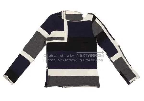 Comme des Garcons Comme Des Garcons size F Grey vintage geometric short-slee Size S / US 4 / IT 40 - 2 Thumbnail