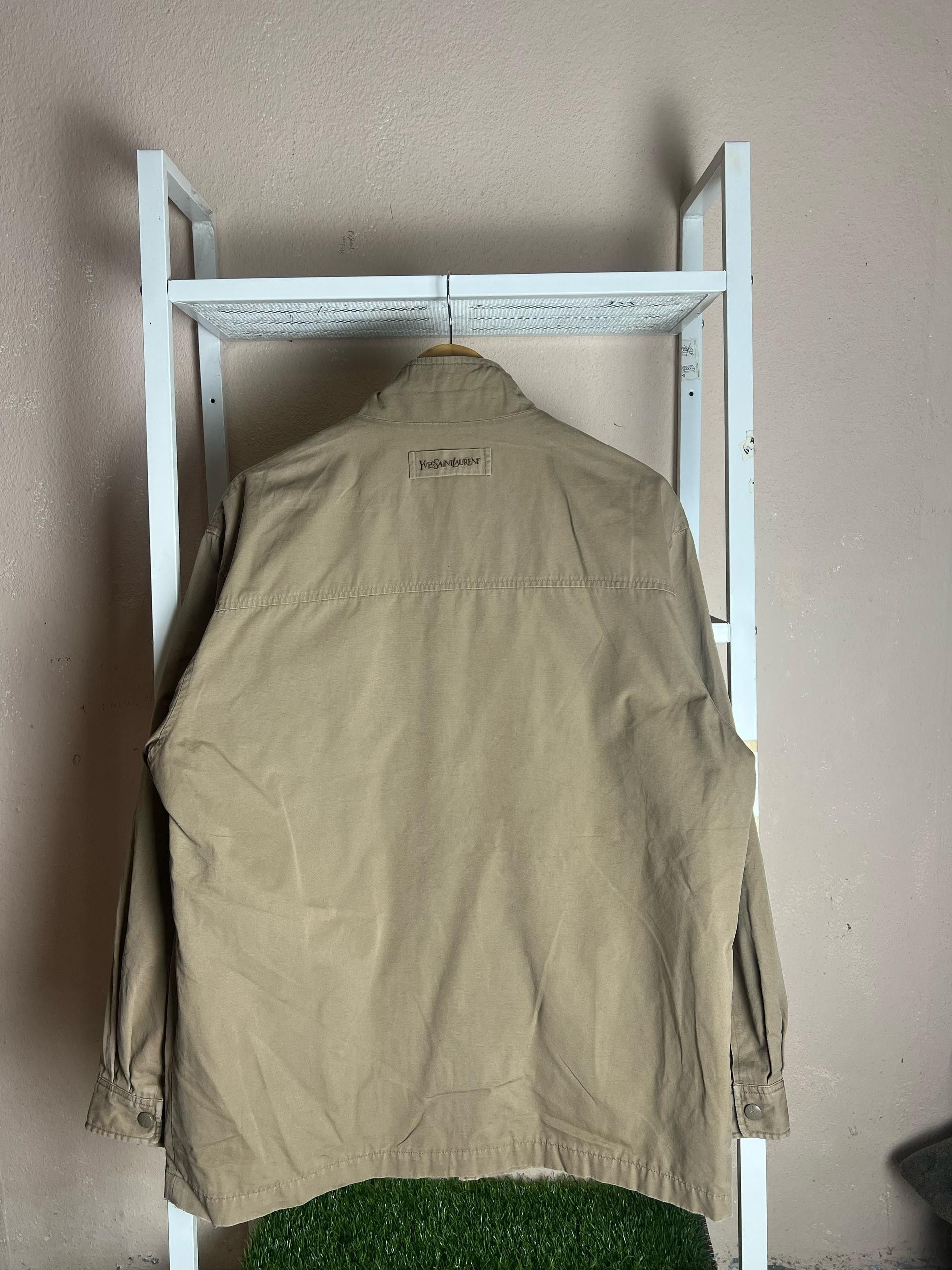 Vintage × Yves Saint Laurent Vintage Distressed Yves Saint Laurent Jacket Size US M / EU 48-50 / 2 - 6 Thumbnail
