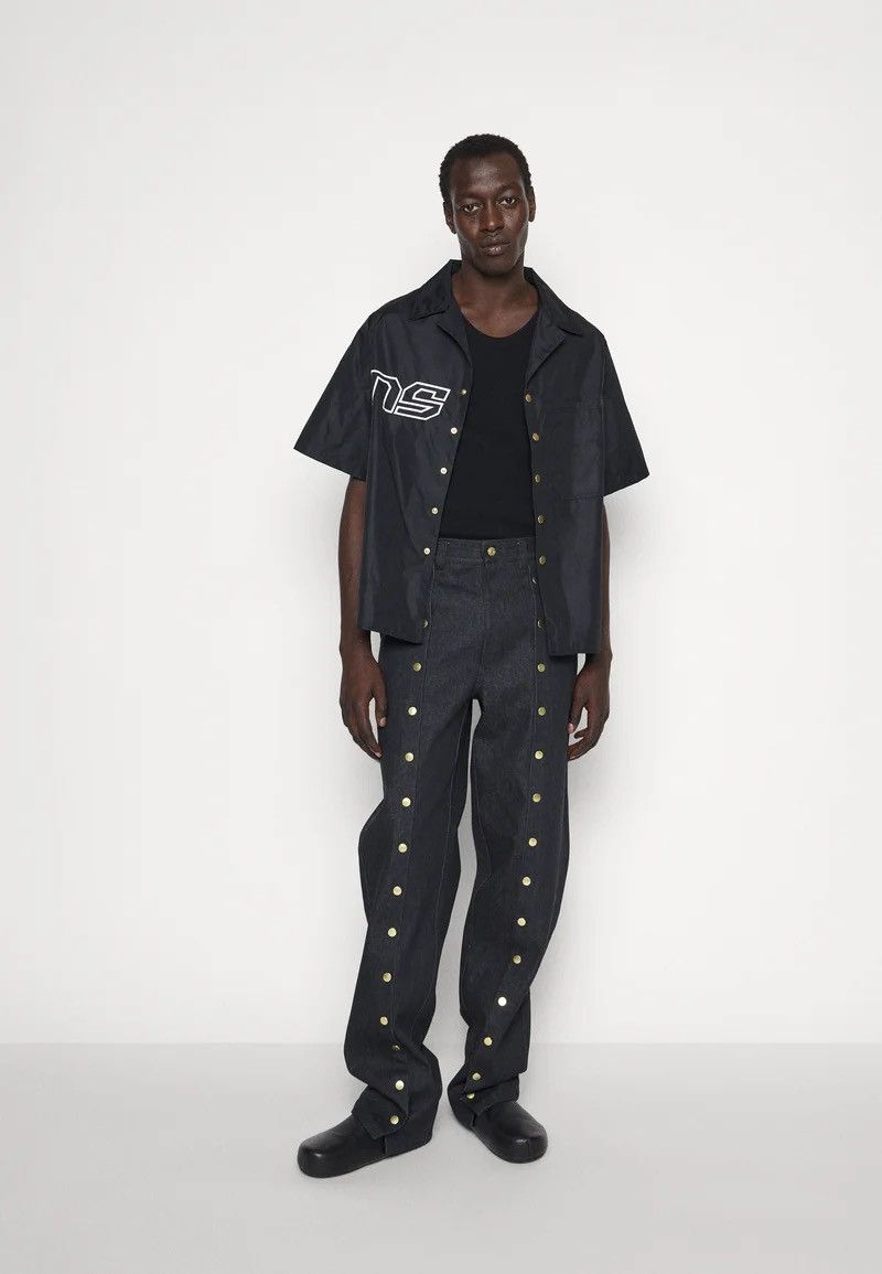 Other !DS! SS22 Nikolaj Storm Limon Black Nylon Shirt Size US M / EU 48-50 / 2 - 4 Thumbnail