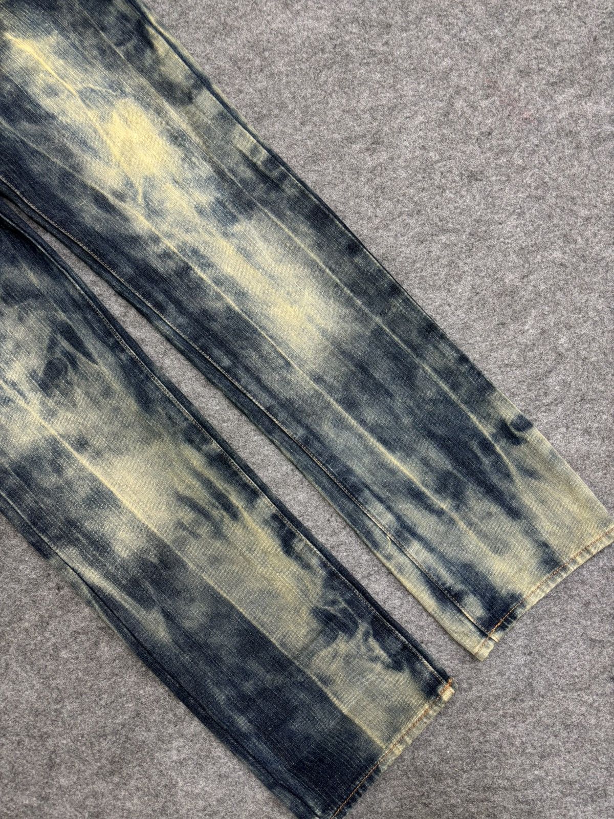 Japanese Brand 💥90s Style💥doublefocus Sick Fades Denim F591 Size US 35 - 11 Thumbnail