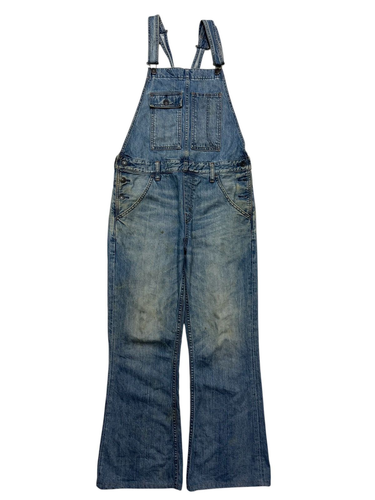 💥FLARE💥90's LEVI'S RUSTY OVERALL RARE POCKET BOOTCUT MUDWASH