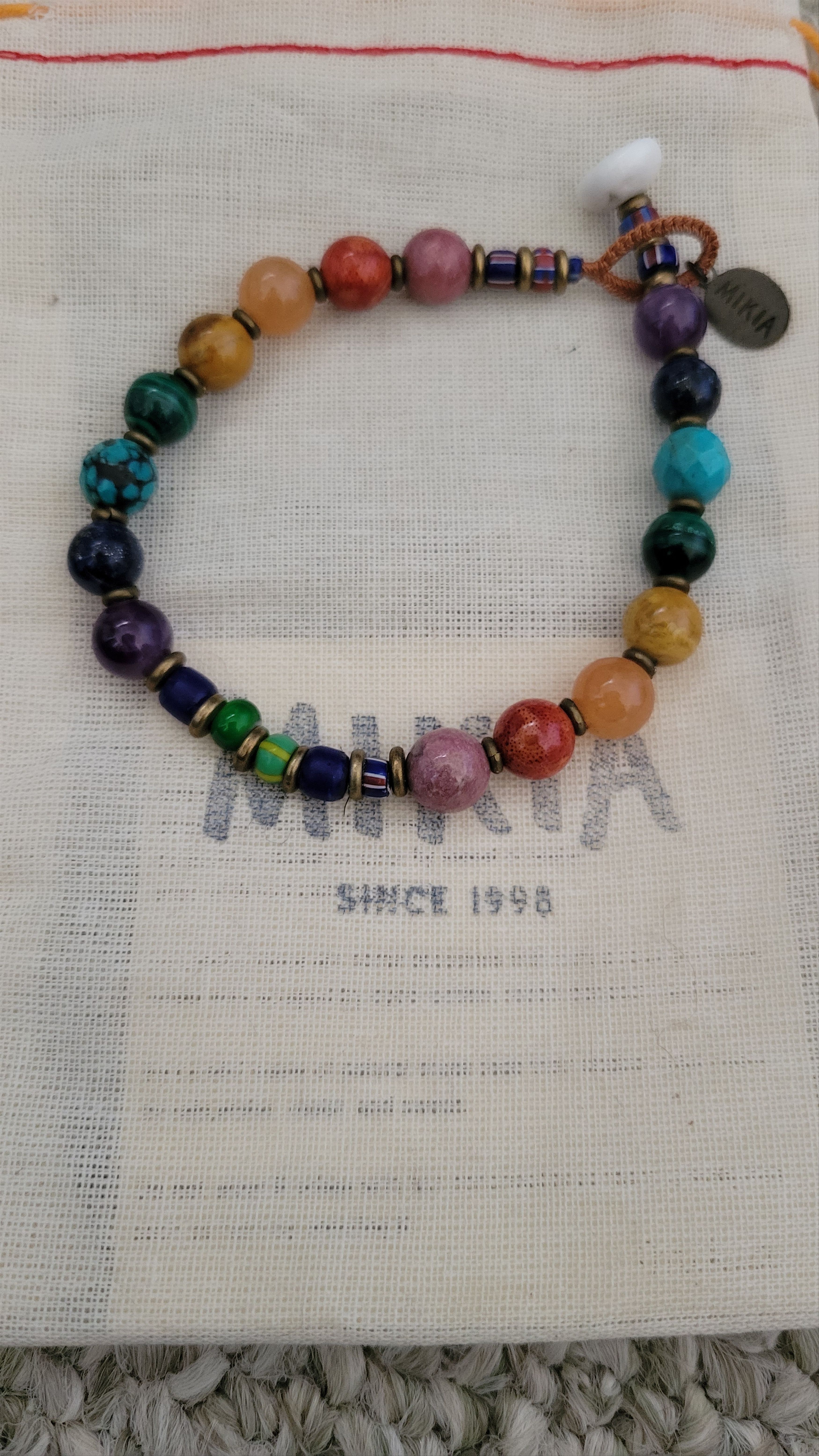 Mikia Mikia Glass Bead Bracelet Size ONE SIZE - 1 Thumbnail