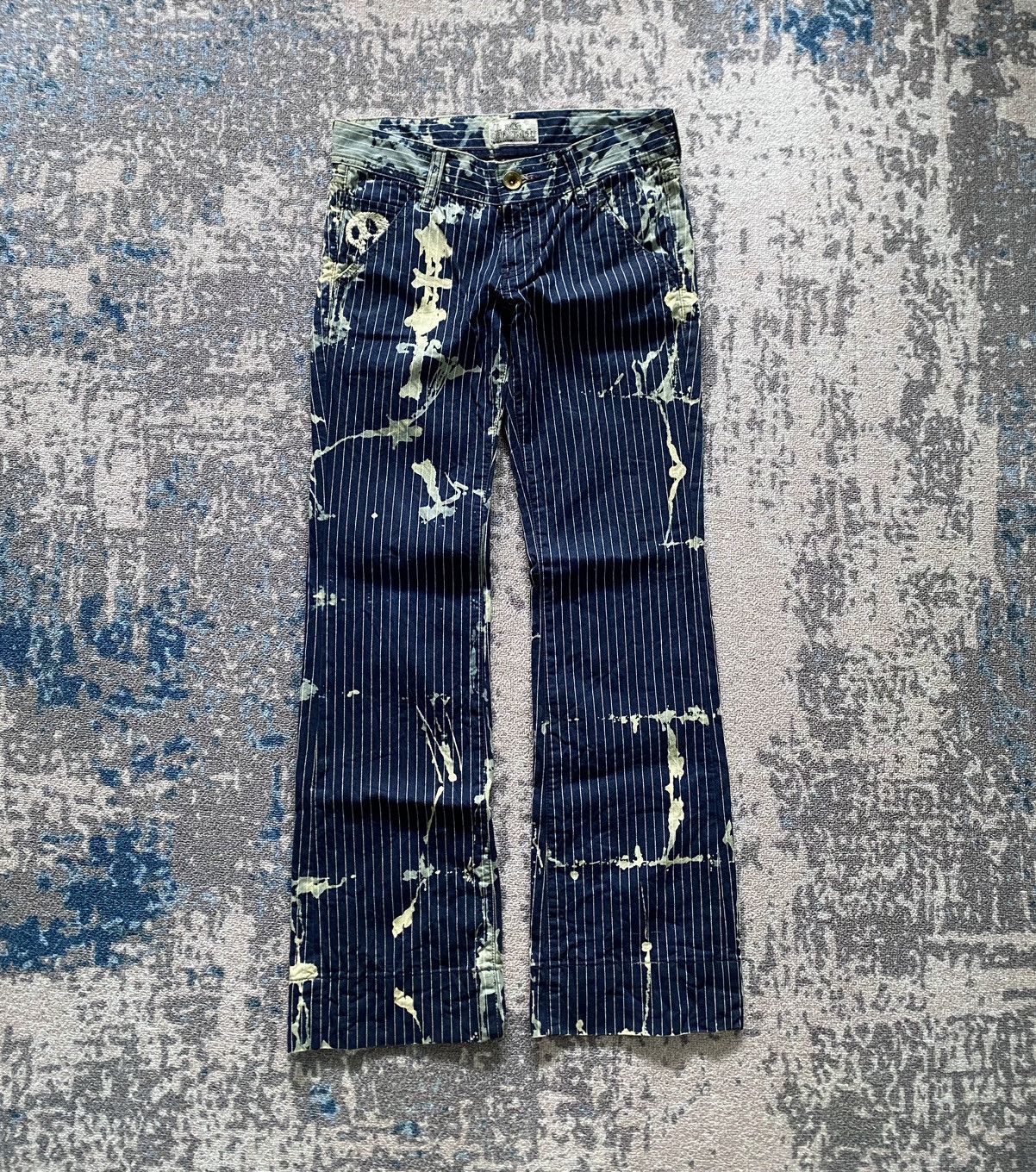 Beauty Beast × If Six Was Nine × Japanese Brand Rare Rodeo Crowns Flared Pants Size US 31 - 1 Thumbnail