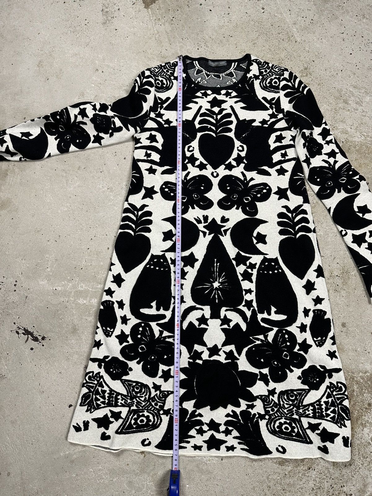 Alexander McQueen Alexander McQueen Unicorn & Floral Embroidered Wool Dress Size M / US 6-8 / IT 42-44 - 19 Thumbnail