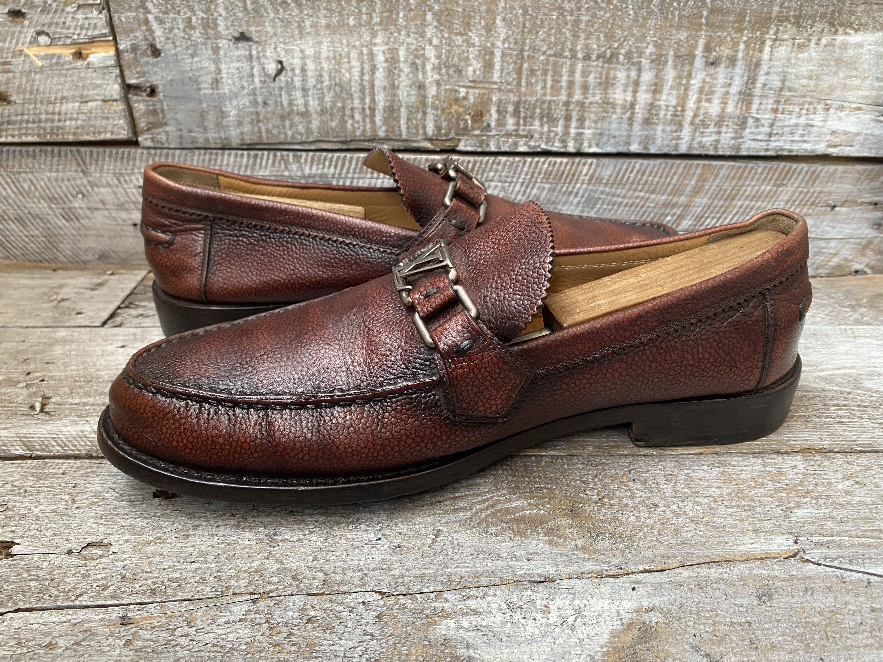 Louis Vuitton Louis vuitton major pebble grain loafer uk 8.5 Size US 9.5 / EU 42-43 - 13 Thumbnail