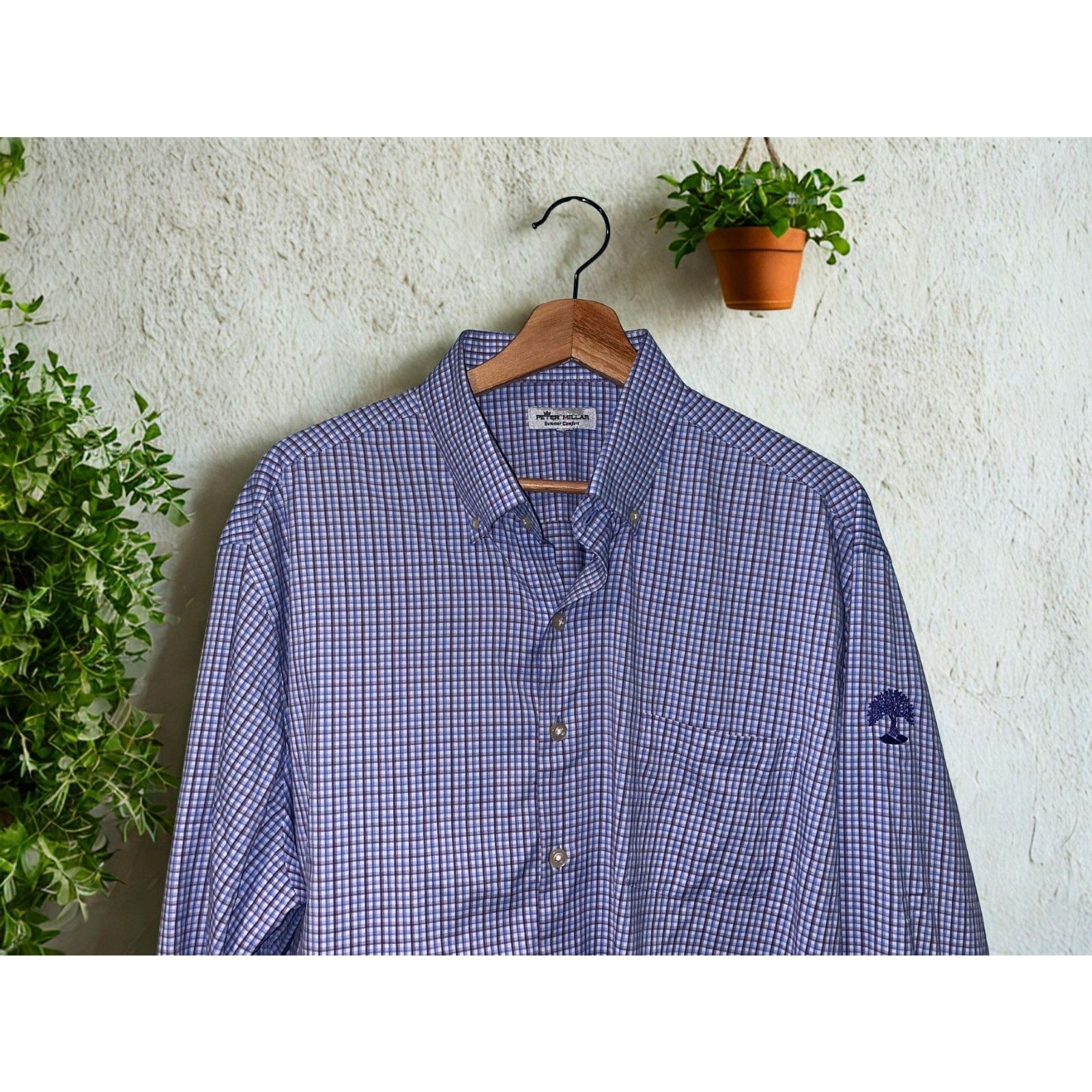 Peter Millar Peter Millar Oak Tree National Shirt L Crown Summer Comfort Size US L / EU 52-54 / 3 - 2 Thumbnail