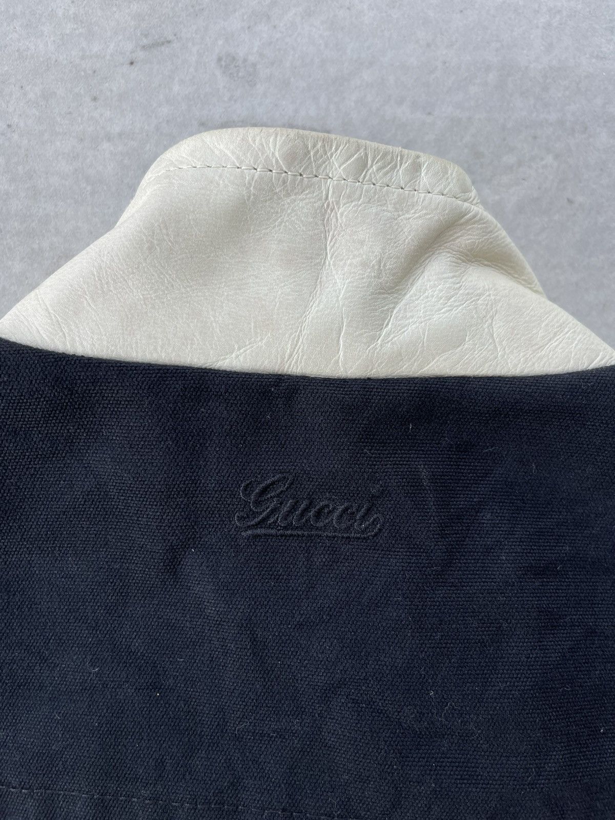Gucci 🔥 A/W 2007 GUCCI BY TOM FORD TRIM LEATHER RACER JACKET Size US M / EU 48-50 / 2 - 15 Thumbnail