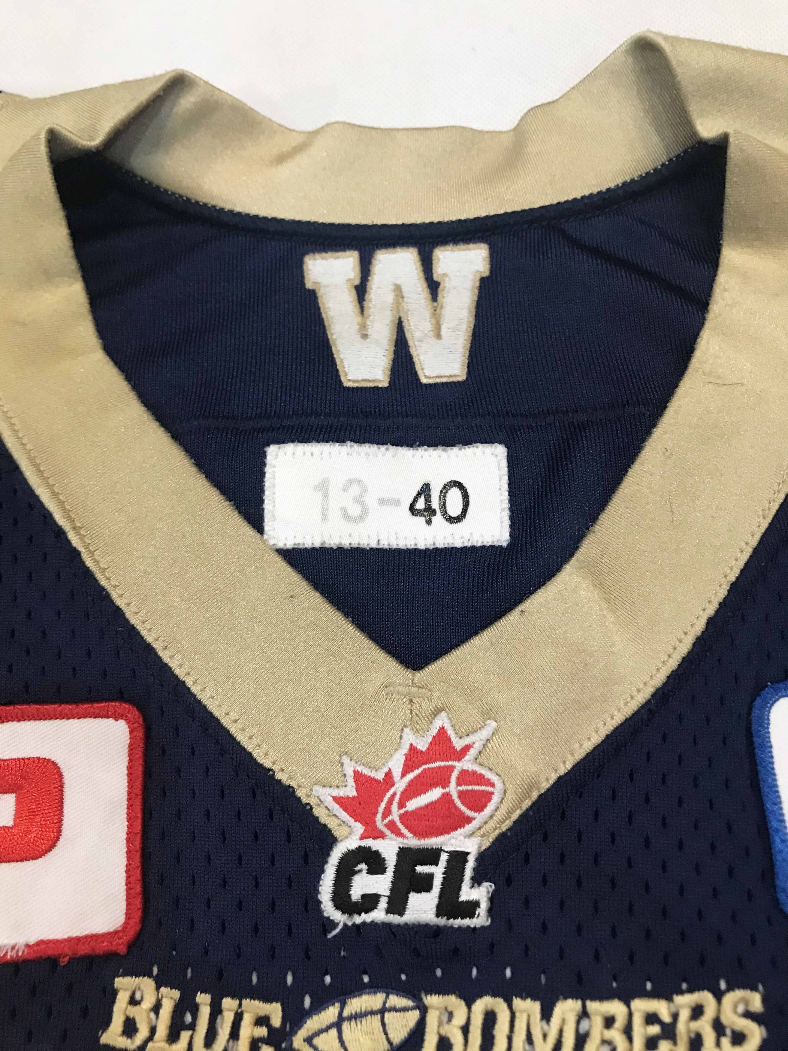 Reebok Reebok 2013 CFL Winnipeg Blue Bombers SHERMAN #27 Jersey Size US M / EU 48-50 / 2 - 3 Thumbnail