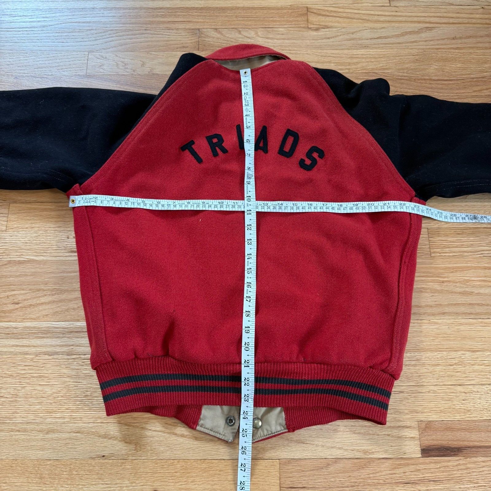 RRL Ralph Lauren 1948 Oxford Sporting Goods Wool Vintage Football Jacket Size US M / EU 48-50 / 2 - 3 Thumbnail