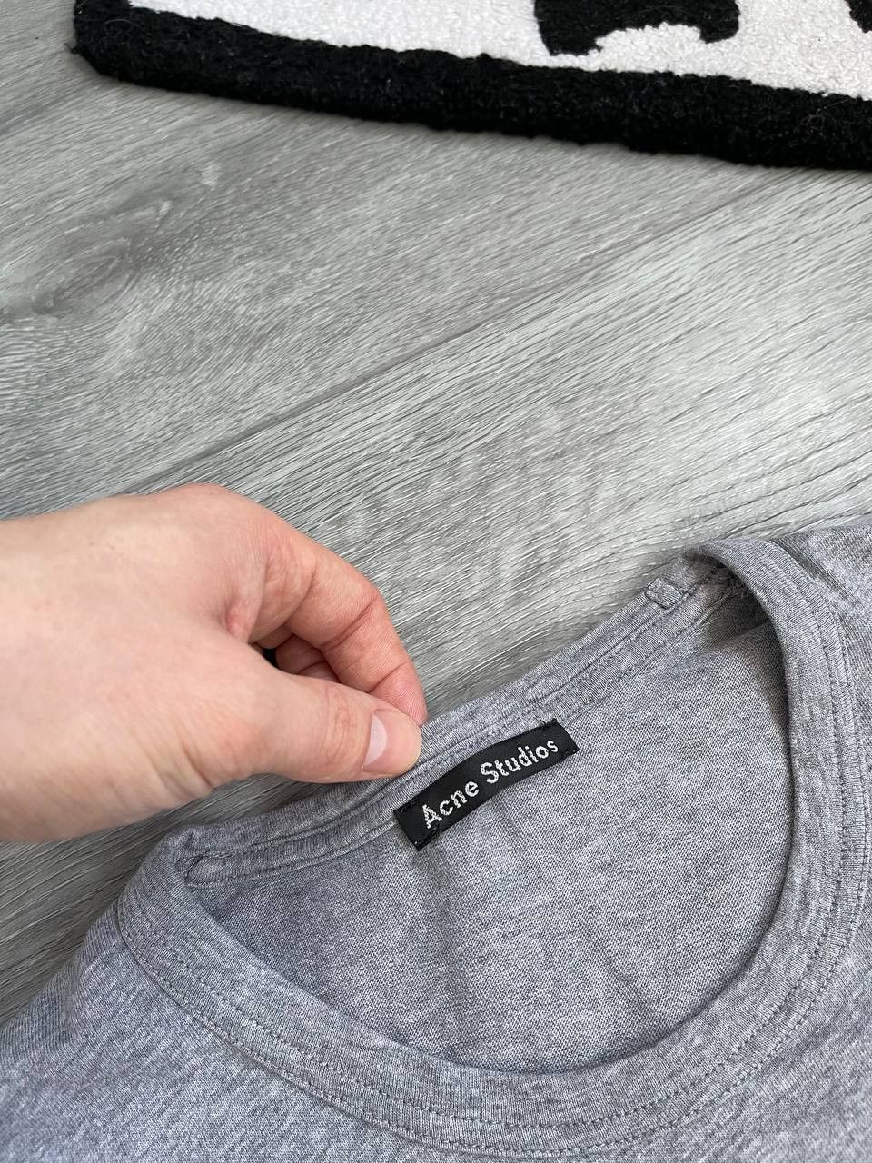 Acne Studios Acne Studios Logo Tee Grey Size US XS / EU 42 / 0 - 4 Thumbnail