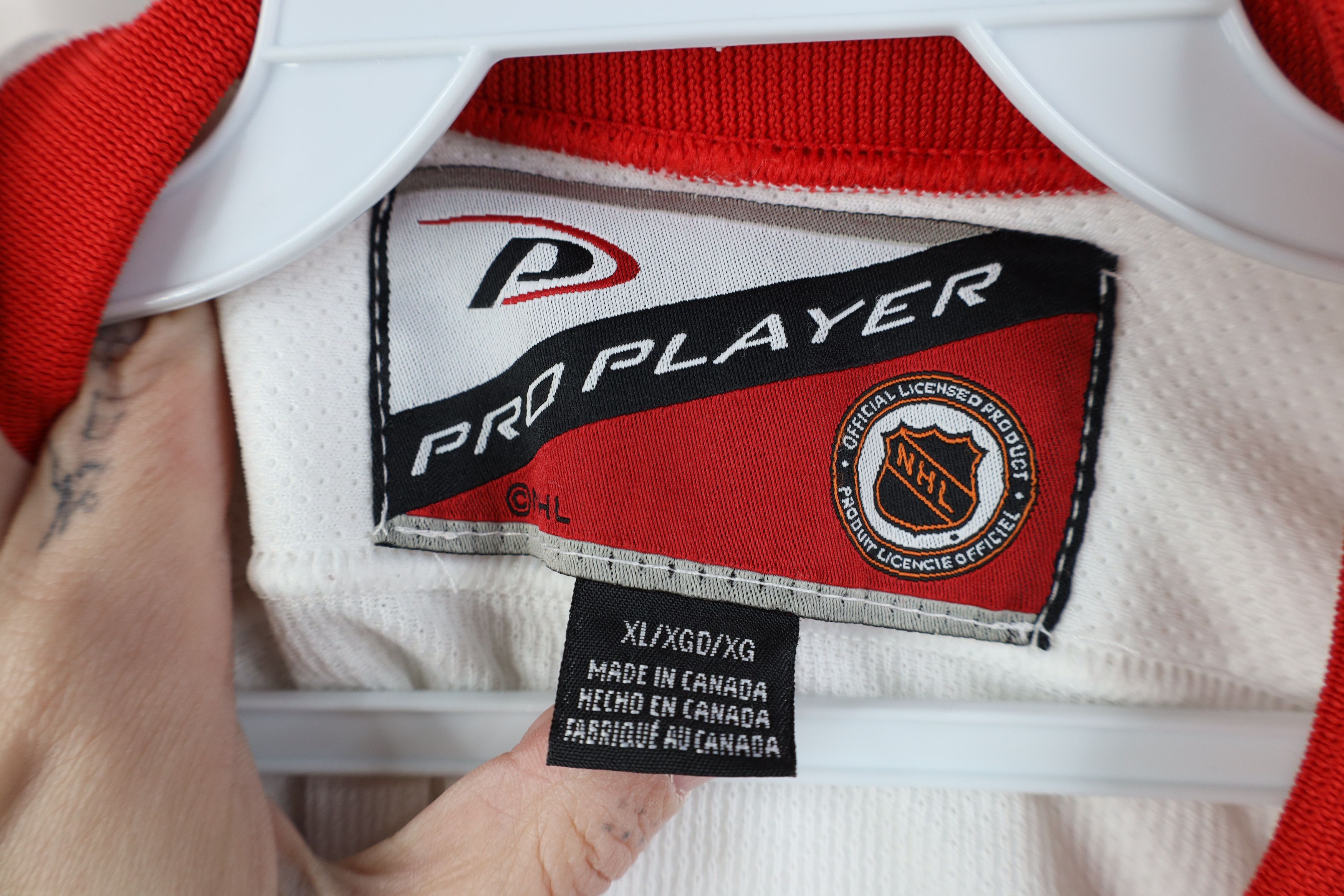 Vintage Vintage 90s Red Wings Hockey Jersey White 2Pac 2 Pac Size US XL / EU 56 / 4 - 8 Thumbnail