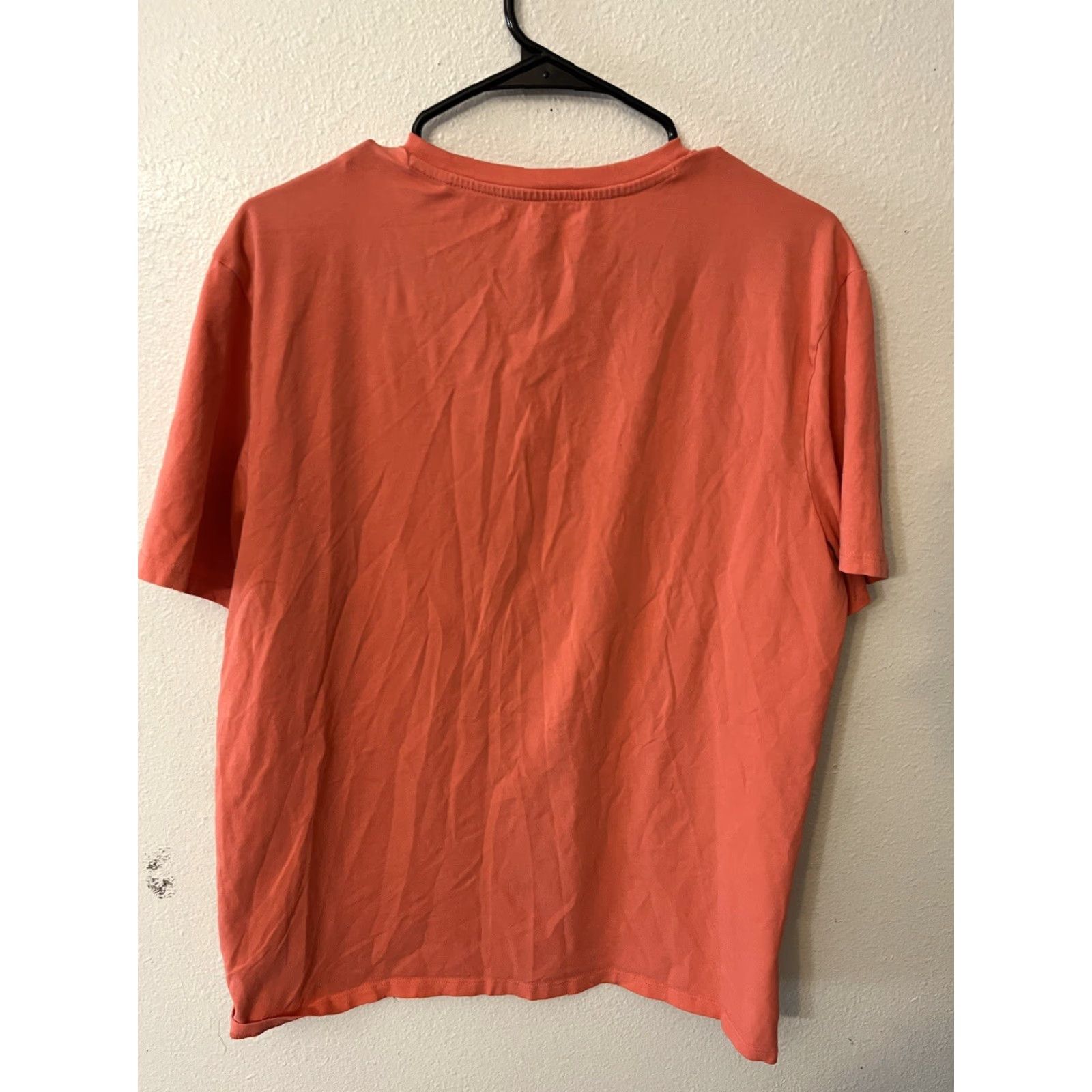 Tommy Hilfiger Tommy Hilfiger Mens T-Shirt Short Sleeve Crew Neck Solid Pink Salmon Size US L / EU 52-54 / 3 - 2 Thumbnail