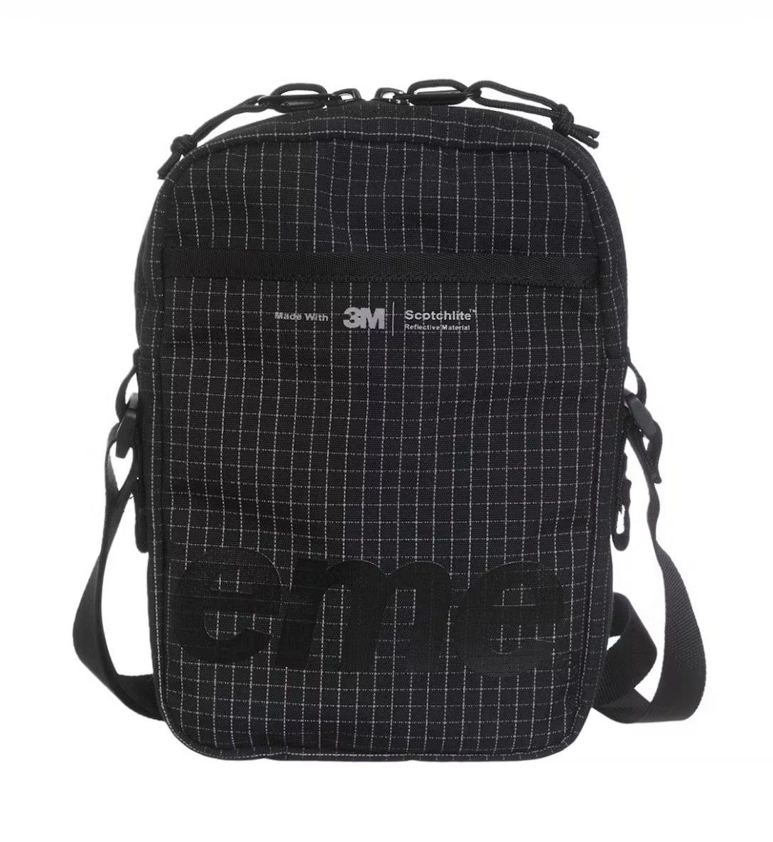 Supreme New Supreme Black Reflective Side Bag Size ONE SIZE - 2 Thumbnail