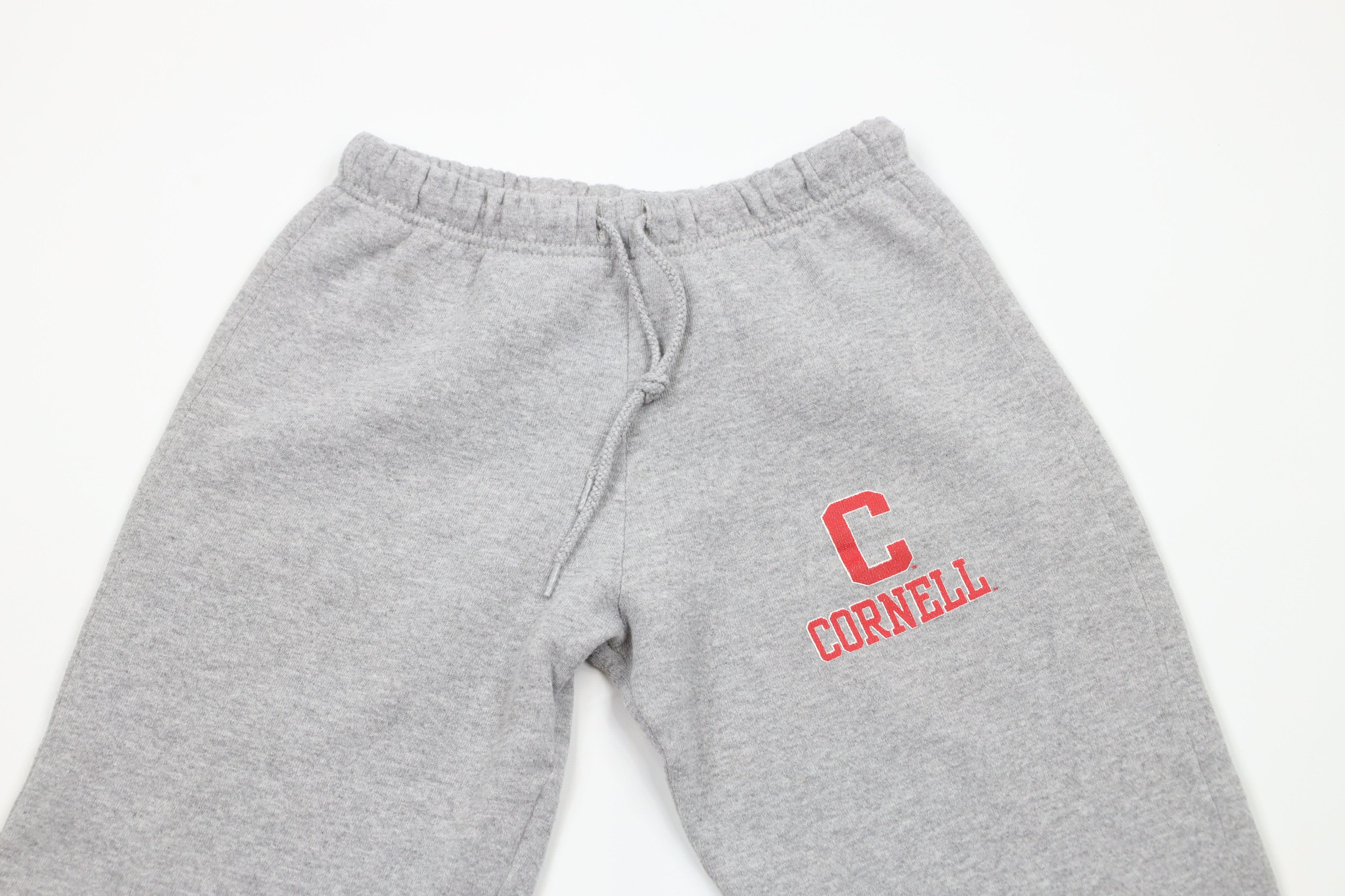 Vintage Vintage 90s Cornell University Sweatpants Heather Gray USA Size US 30 / EU 46 - 2 Thumbnail