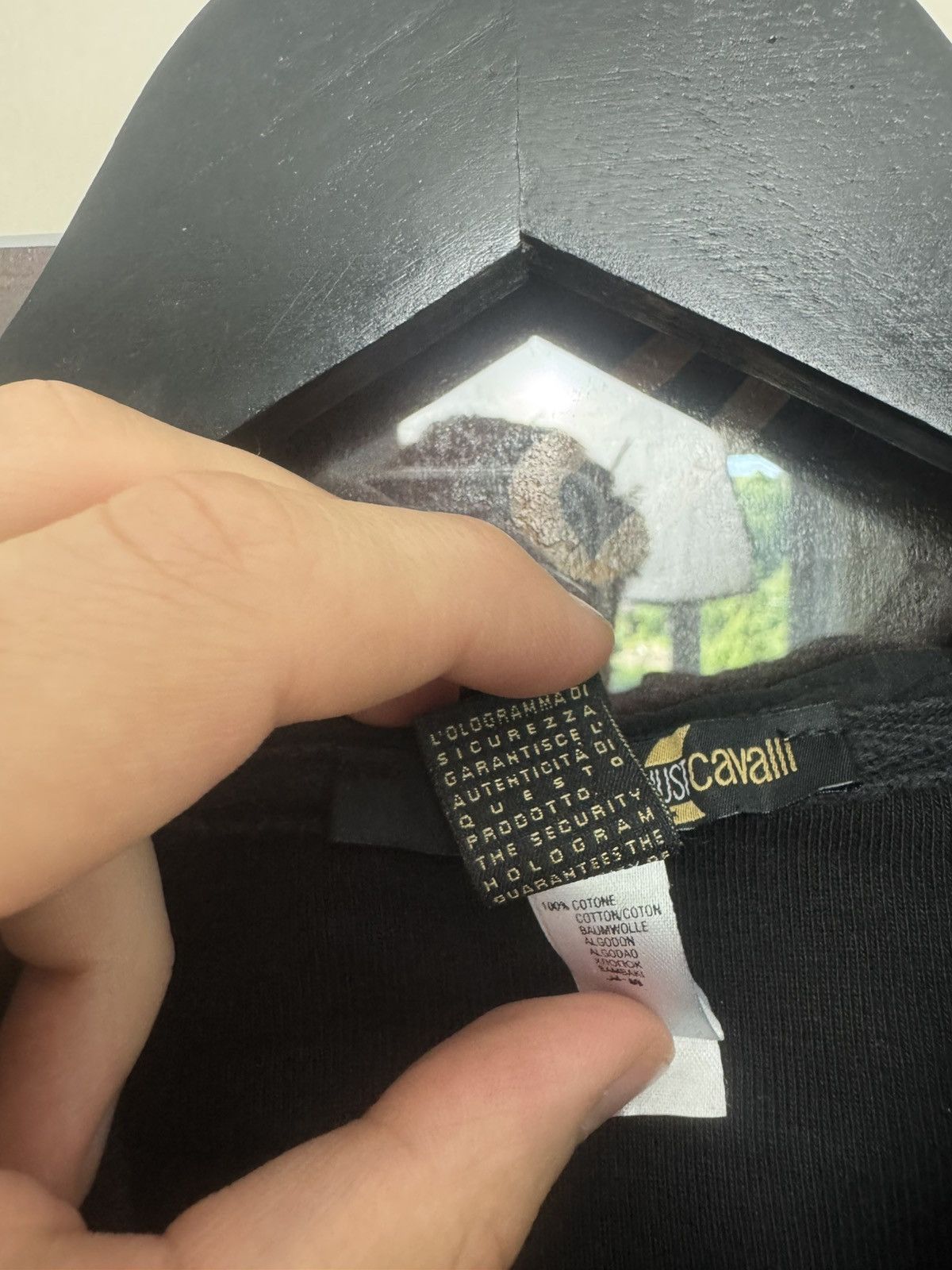 Just Cavalli Just Cavalli Vintage Y2k ZIP Hoodie Black Rare Drip Hype Size L / US 10 / IT 46 - 6 Thumbnail