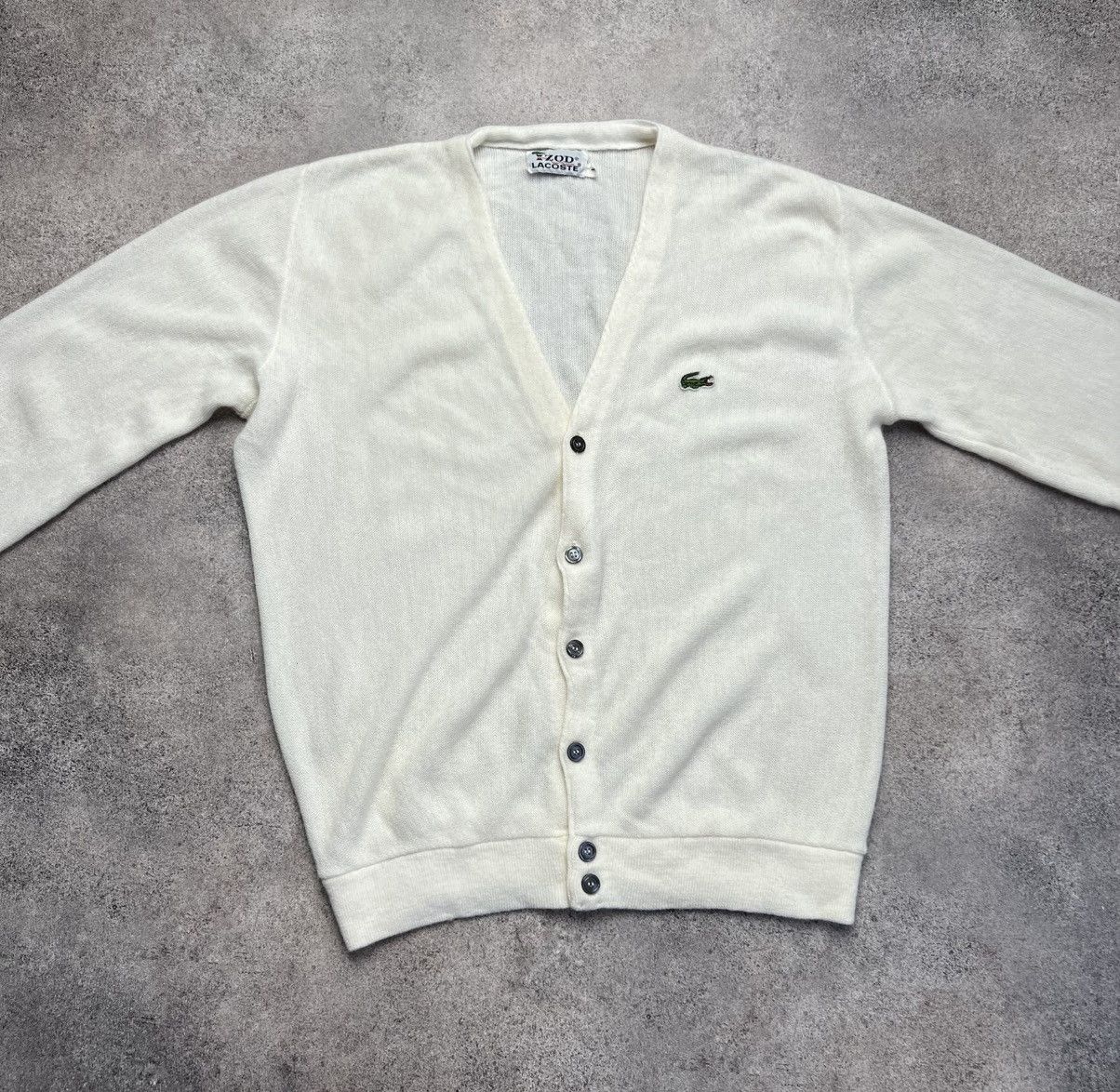 Lacoste Lacoste vintage wool cardigan Size US L / EU 52-54 / 3 - 4 Thumbnail