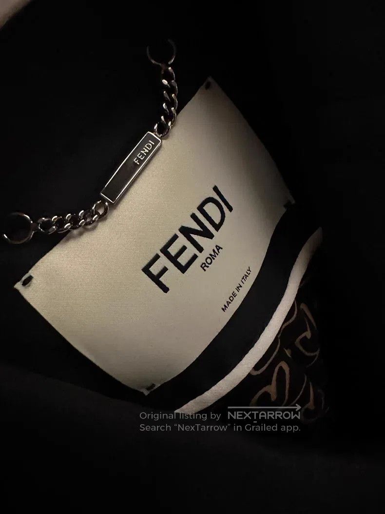 Fendi Fendi Windbreaker Jacket with Velvet Material Size XXS / US 00 / IT 34 - 4 Thumbnail