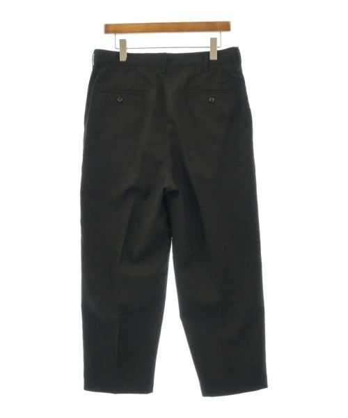 Comme des Garcons Homme Casual Pants Wool Zip Up Plain 2 Tuck Wide Pattern Black Size US 32 / EU 48 - 2 Thumbnail