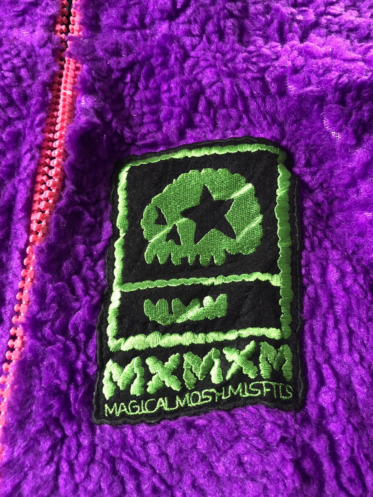Japanese Brand Hot Item 🔴 Magical Mosh Misfits Sherpa Fleece Hoodie Size US L / EU 52-54 / 3 - 9 Thumbnail