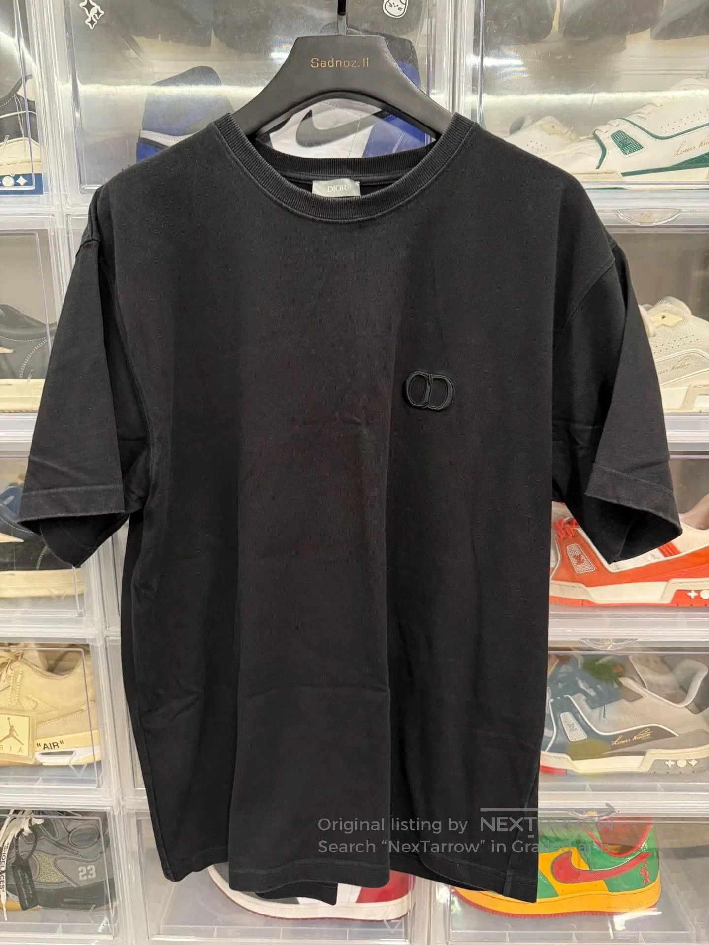 Dior black short sleeve shirt with embroidery. Size US XXL / EU 58 / 5 - 1 Thumbnail