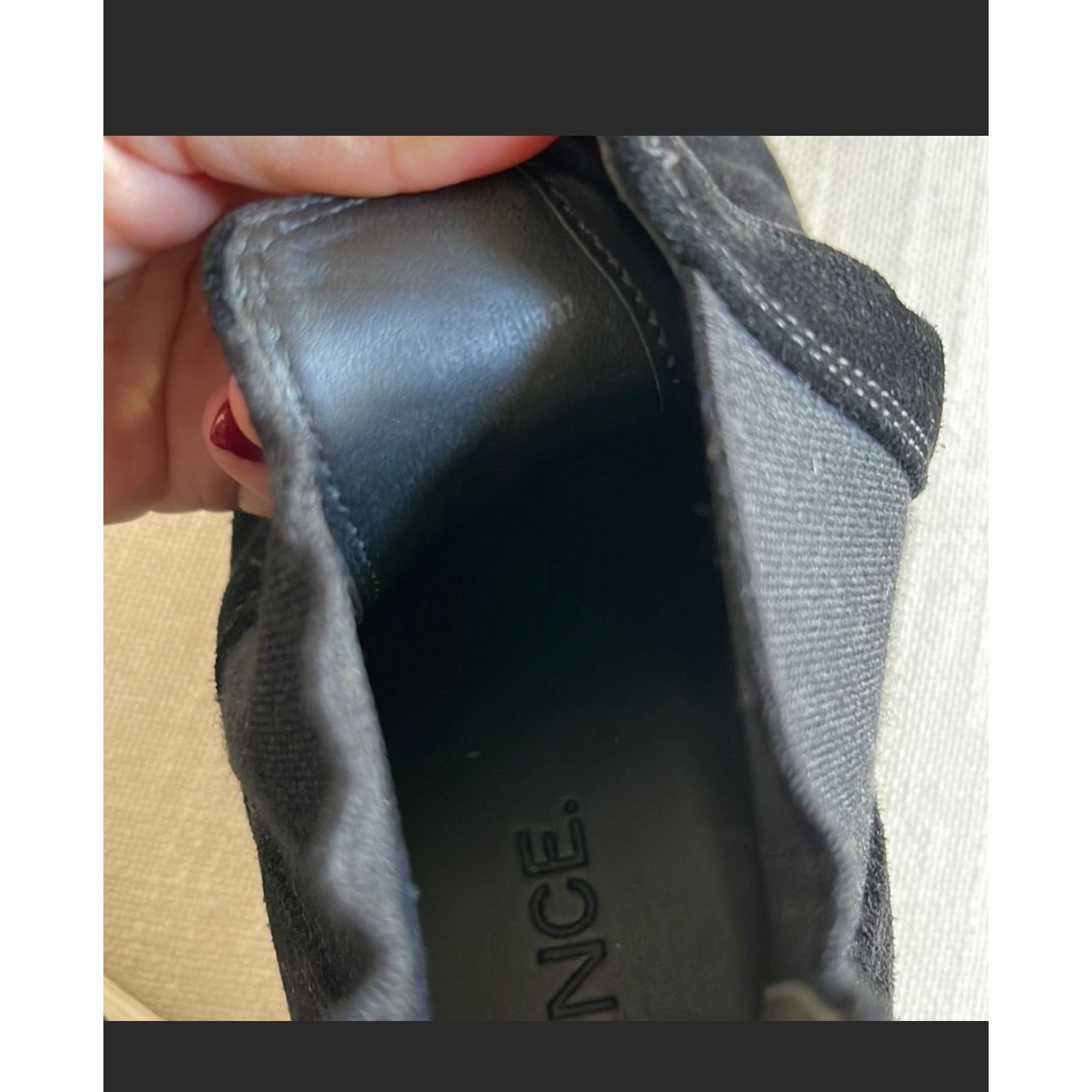 Designer × Vince Vince Newlyn Black Suede High Top Sneaker Boots Size US 7 / IT 37 - 8 Thumbnail
