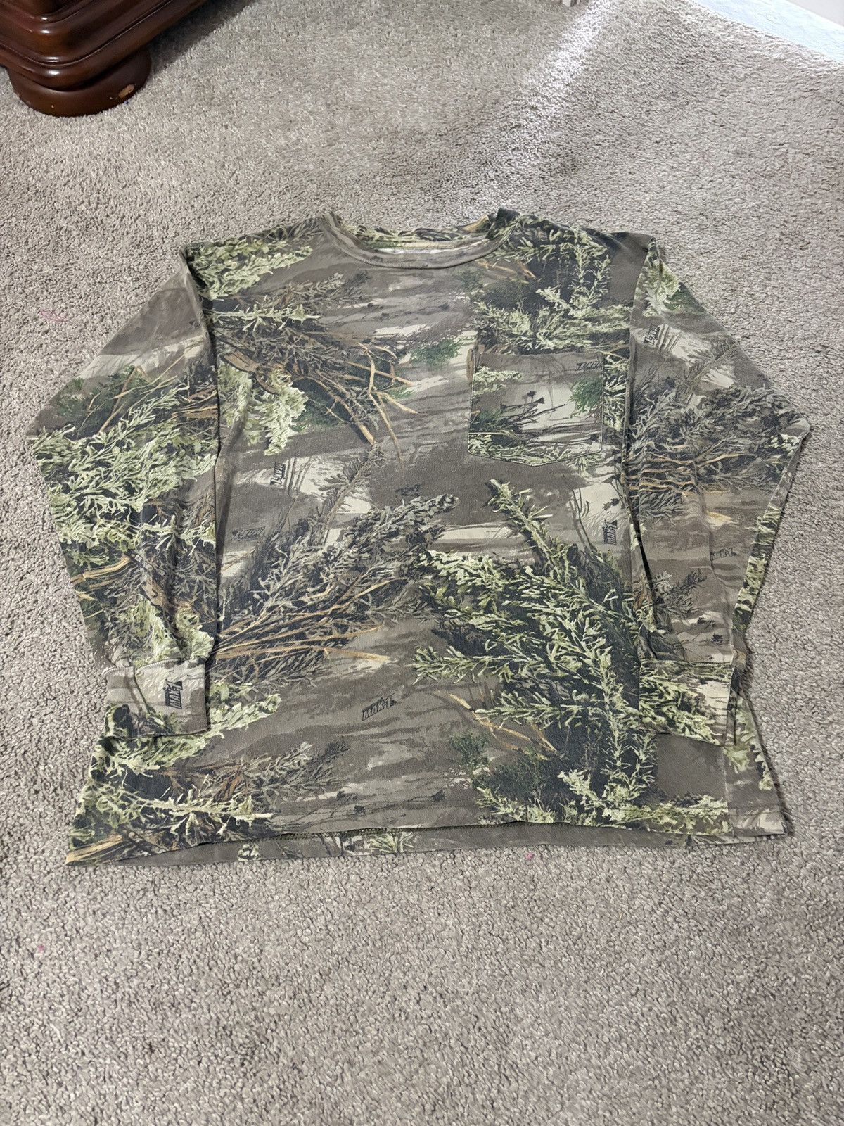 Wrangler Vintage 90s Wrangler Pro Gear Camo Long Sleeve Shirt Large? Size US L / EU 52-54 / 3 - 1 Thumbnail