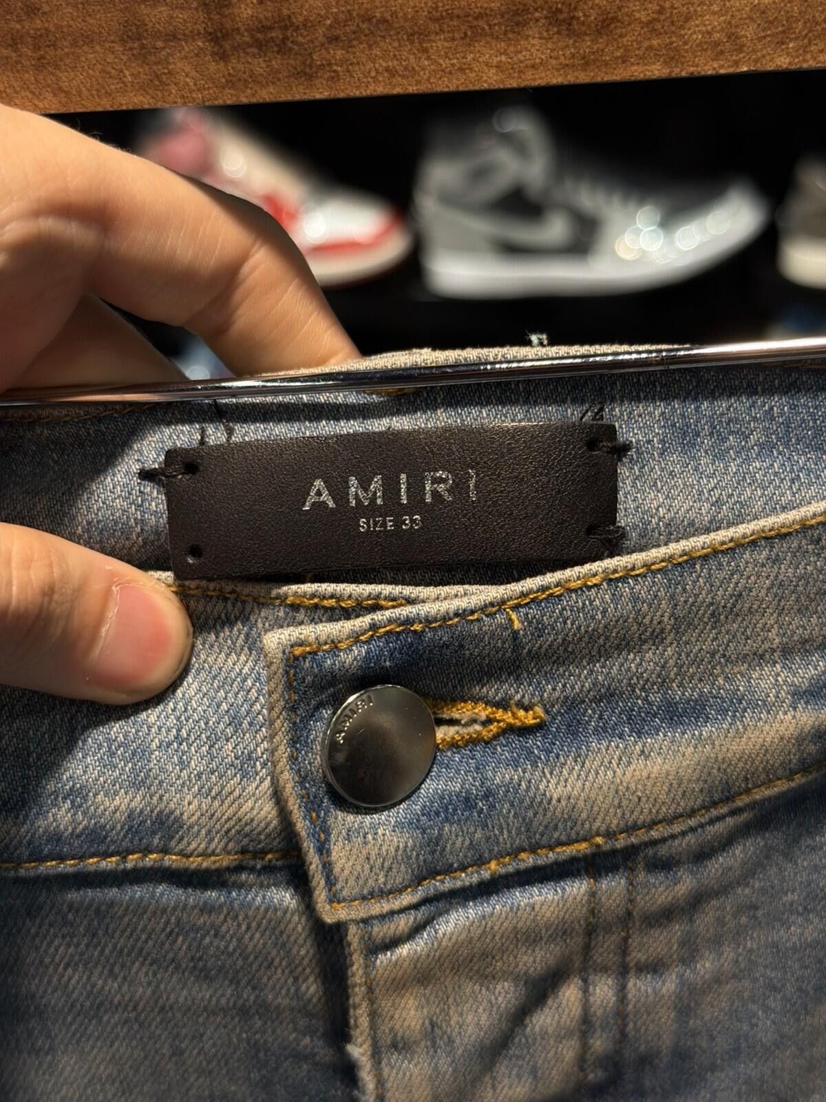Amiri Size 33 - Amiri Blue PatchWork Design Jeans 100% Authentic Size US 33 - 11 Thumbnail