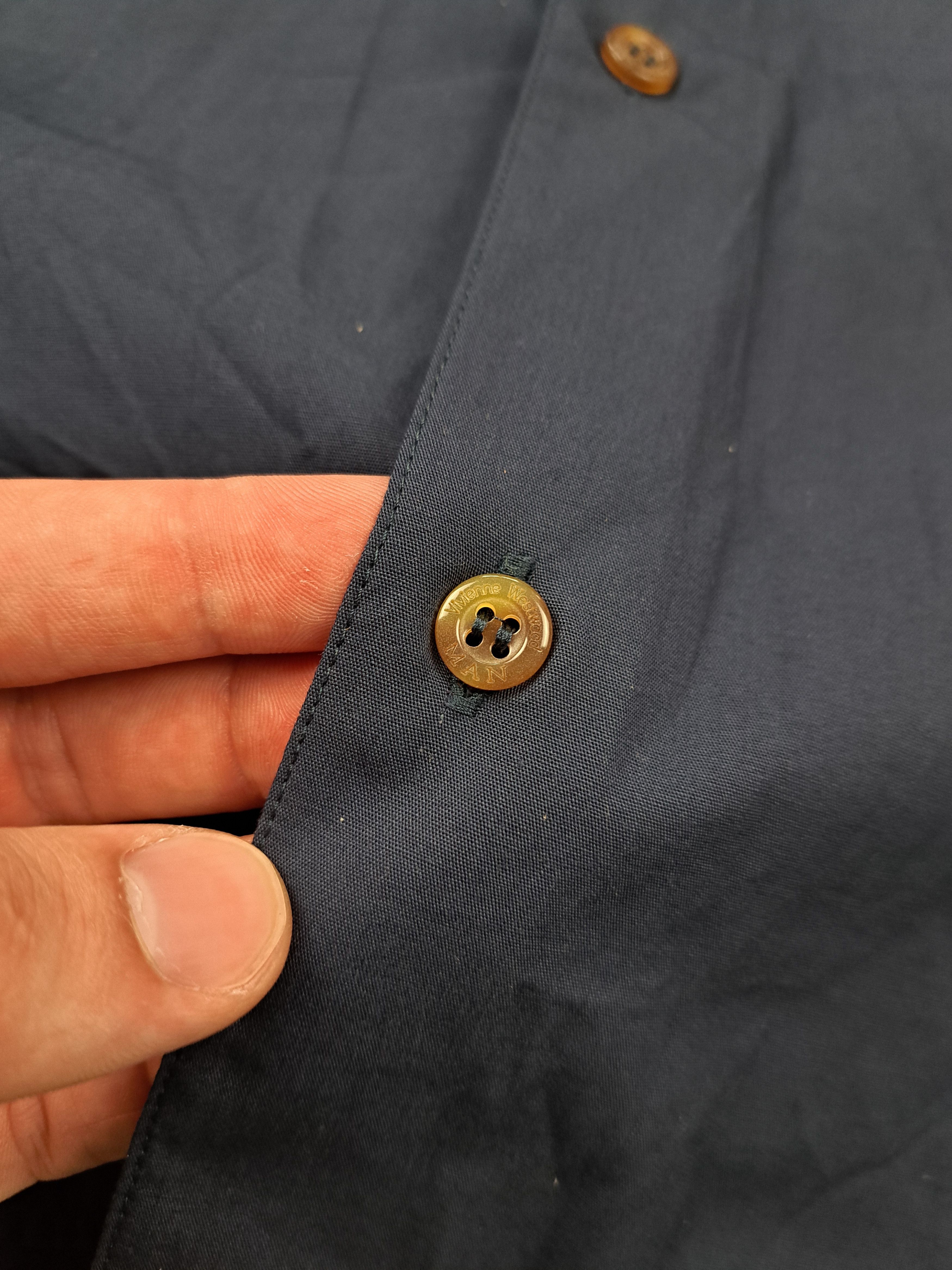 Vivienne Westwood Vivienne Westwood Orbit Logo Smart Casual Button Up Shirt Size US L / EU 52-54 / 3 - 4 Thumbnail