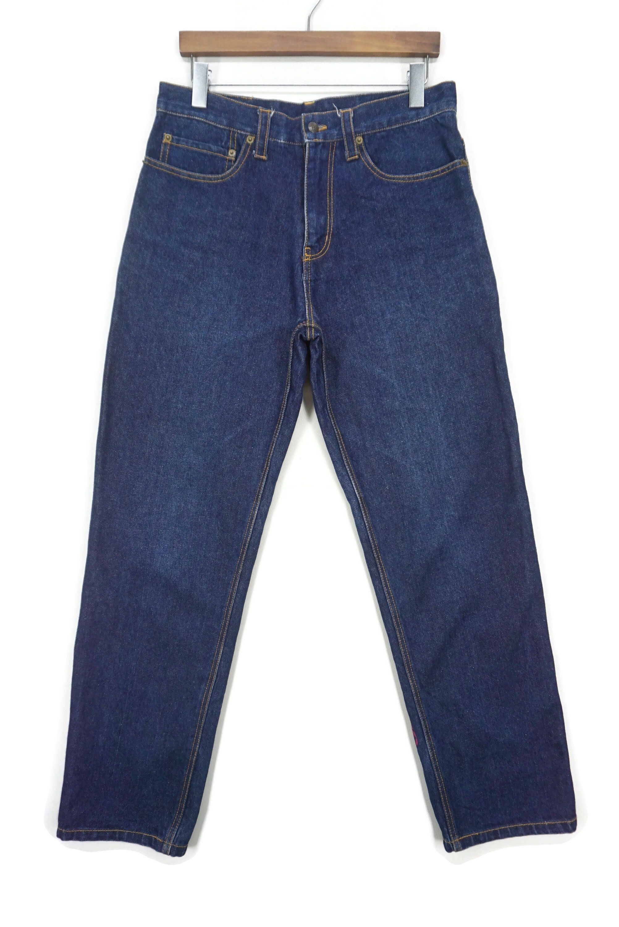 Japanese Brand NOUGHTIES Jeans W33xL31 Hip Hop Skates Mocking Evisu Denim Size US 32 / EU 48 - 2 Thumbnail