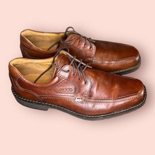 Ecco ECCO Men’s Sz EU 41 US 7/7.5 W Helsinki Chili Brown Leather Size US 7.5 / EU 40-41 - 1 Thumbnail
