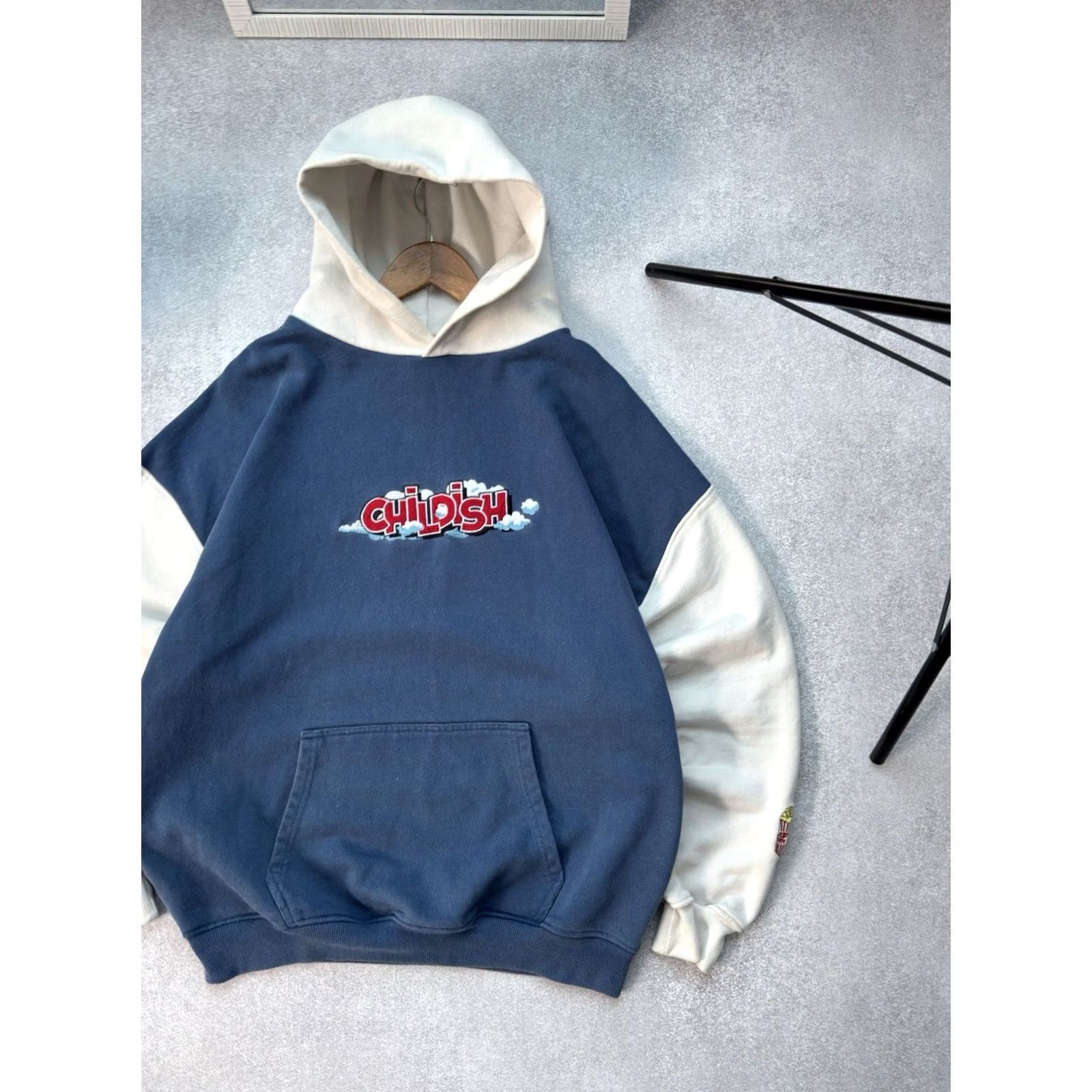 Vintage VINTAGE Childish Theme Park Big Logo Y2K Blue Hoodie Men L Size US L / EU 52-54 / 3 - 3 Thumbnail