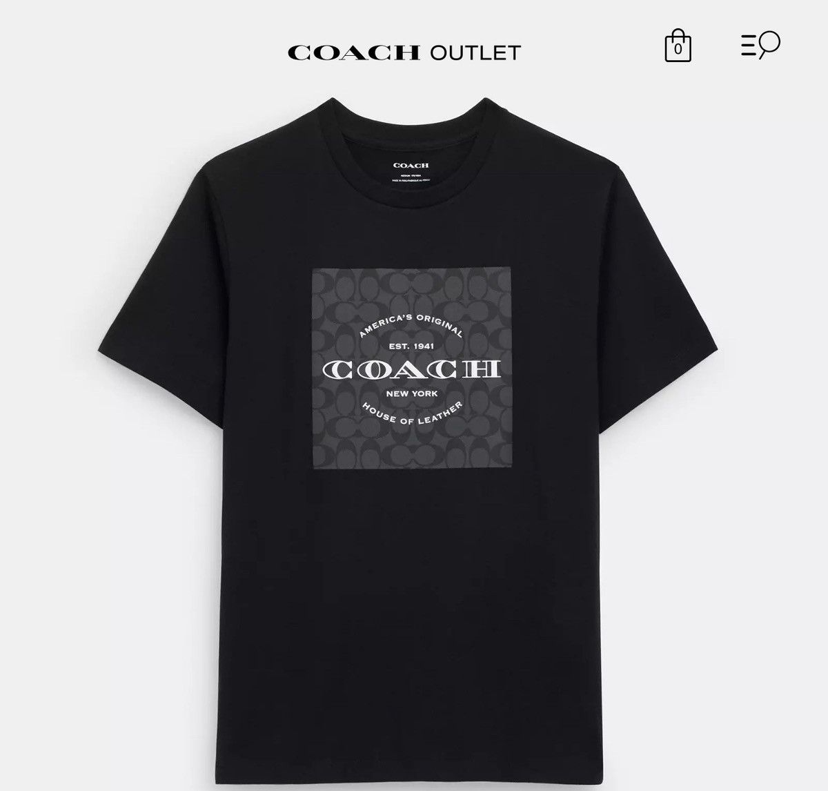 Coach Coach TShirt, still factory sealed. Originally $150 Size US XXL / EU 58 / 5 - 1 Thumbnail