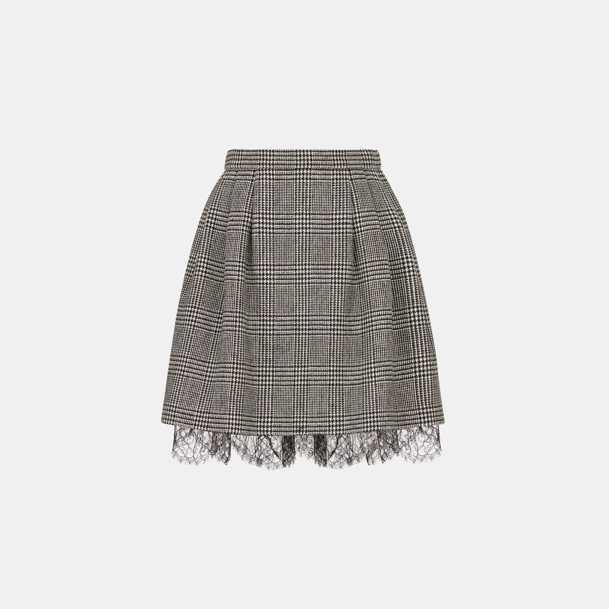 image of Dior O1Bcso1Str0524 Skirt In Black & White in Black/White, Women's (Size 27)