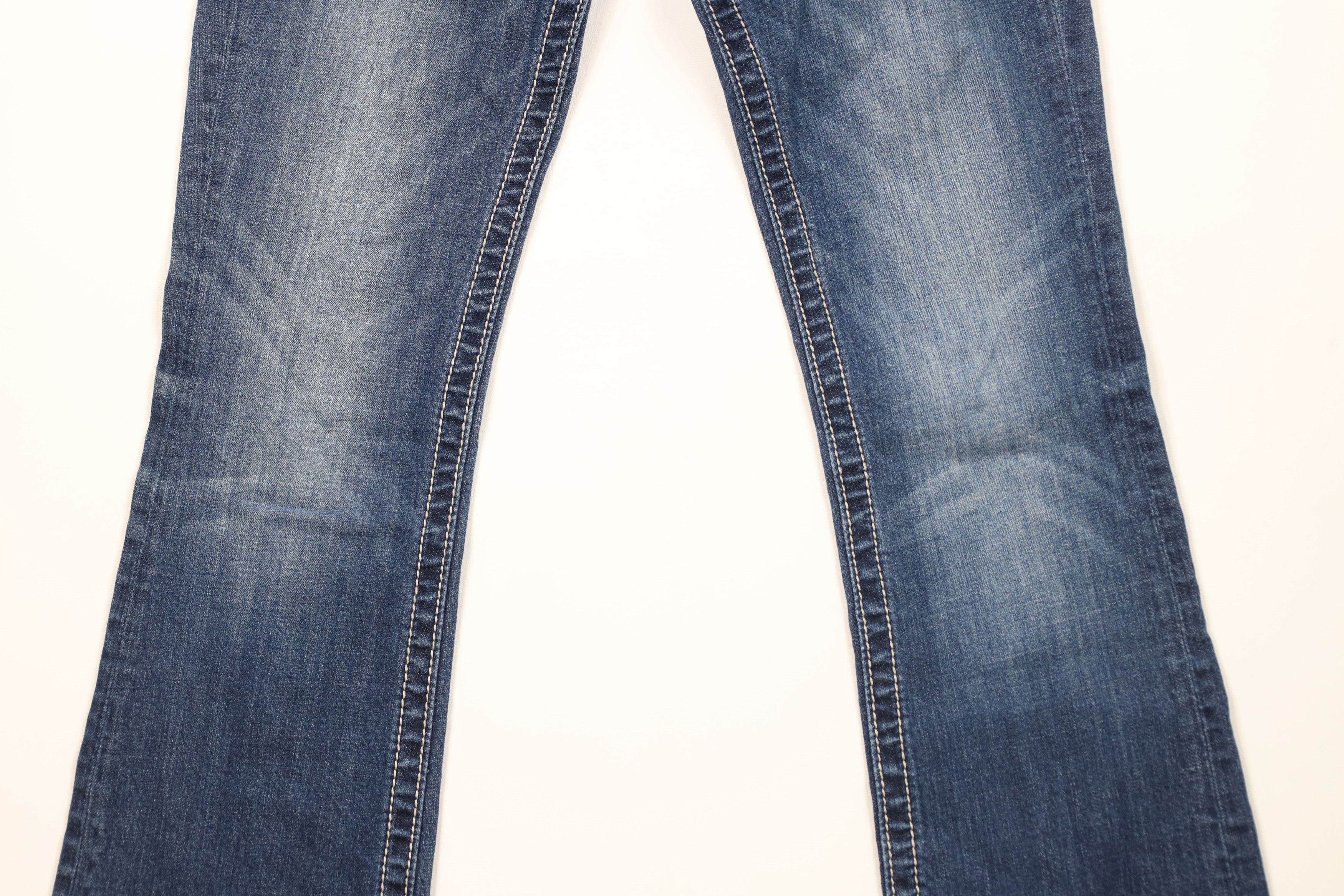 Miss Me Miss Me Stitch Stretch Signature Rise Bootcut Denim Jeans Size 28" / US 6 / IT 42 - 3 Thumbnail