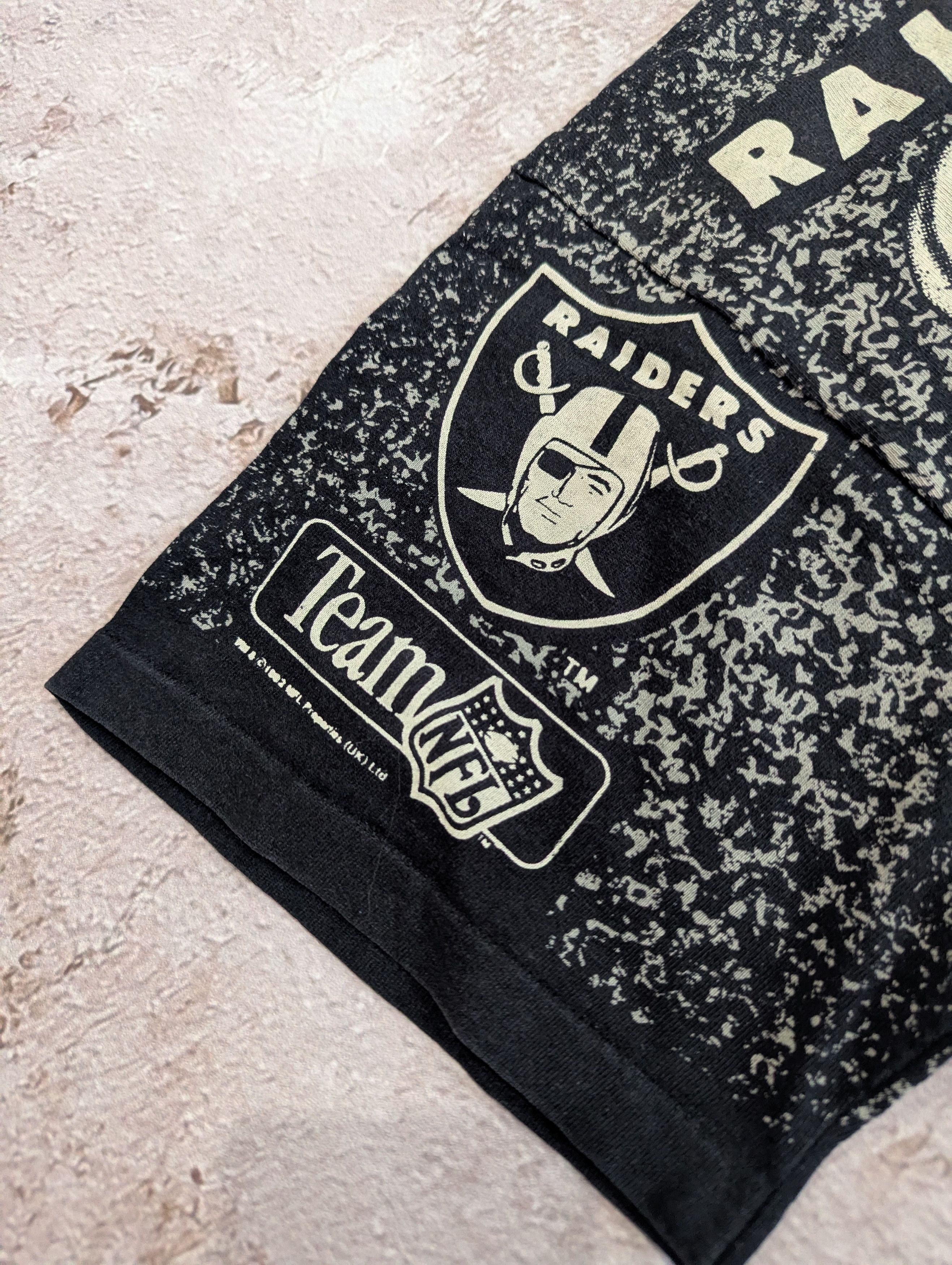 Vintage Los Angeles Raiders 1992 AOP Print Vintage 90s Boxy Rare Size US XL / EU 56 / 4 - 5 Thumbnail