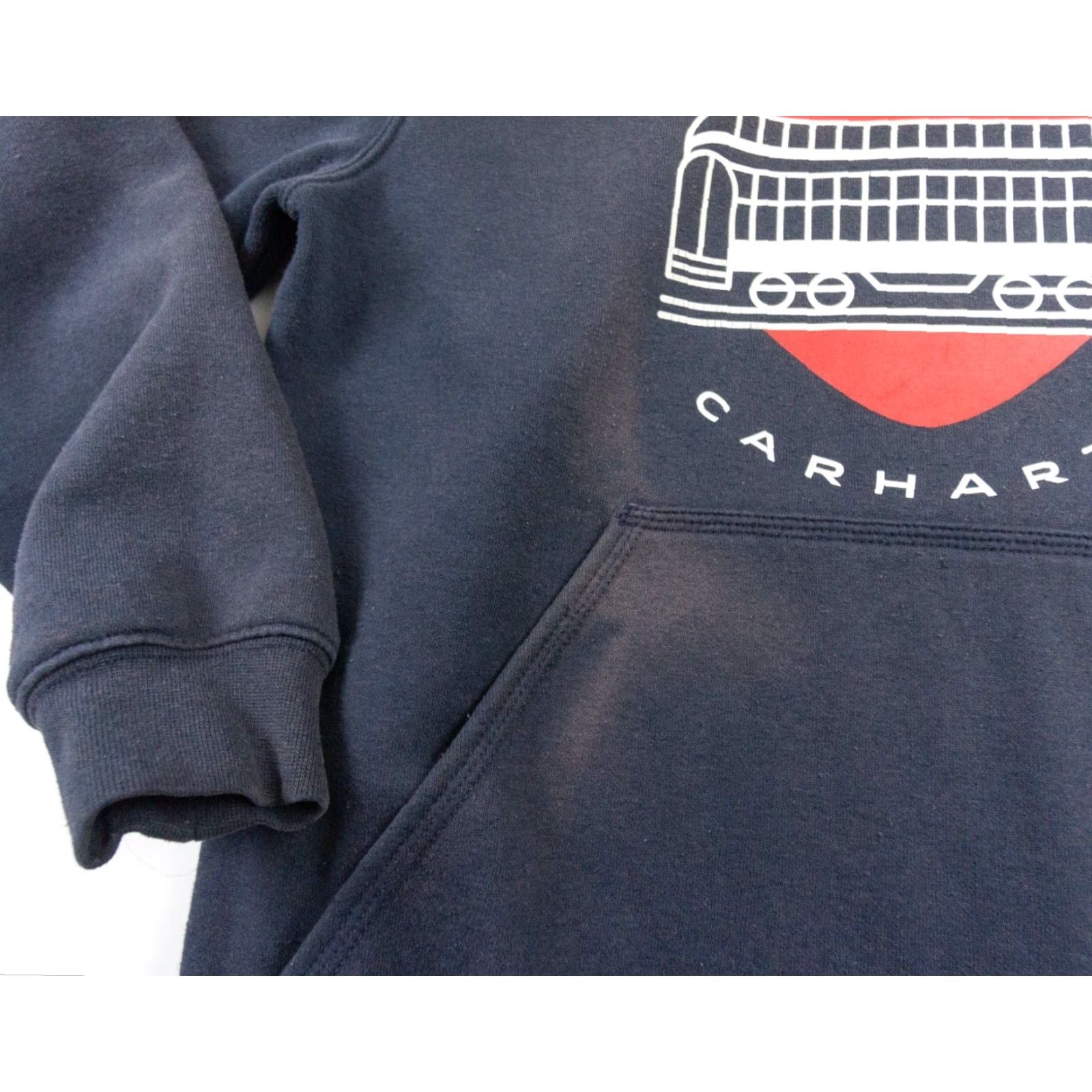 Carhartt Carhartt Hoodie Mens Small Blue Pullover Regular Fit All Seasons Faded Logo Sweatshirt Size US S / EU 44-46 / 1 - 4 Thumbnail