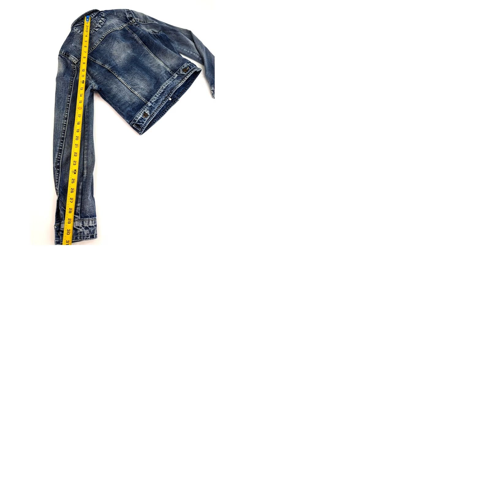 Vintage Wallflower Jeans Wallflower Classic Denim Jean Jacket Women M Blue Long Sleeve Distressed Casual Jacket/Coat Size M / US 6-8 / IT 42-44 - 10 Thumbnail