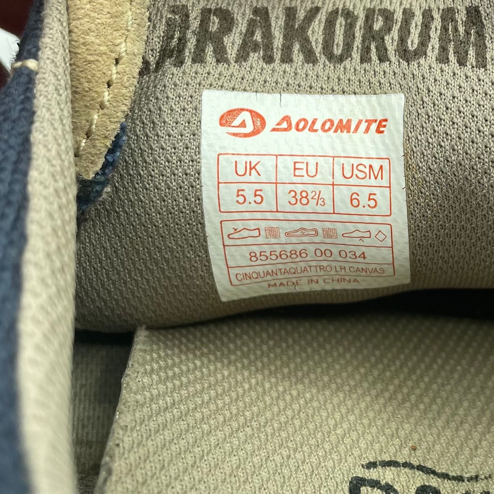 Other Dolomite Low 54 Evo Blue Canvas Casual Shoes Mens 6.5 Size US 6.5 / EU 39-40 - 7 Thumbnail