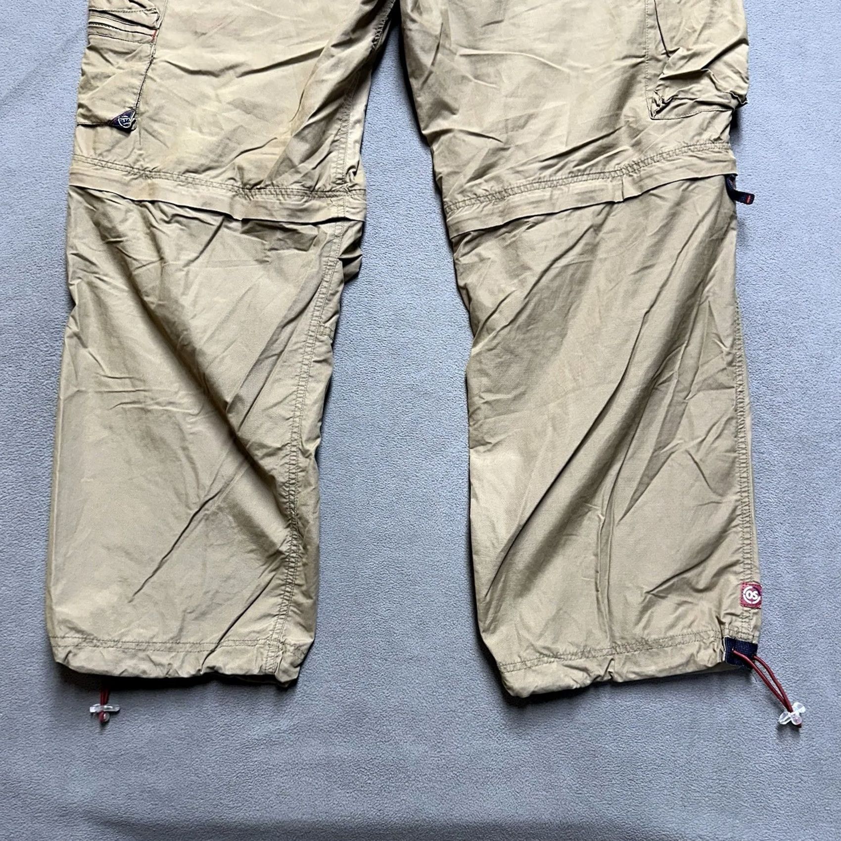 Vintage VINTAGE Ozoc Pants Mens 38x32 Baggy Cargo Festival Wide Leg Skater 90s Pants Mens Brown 90s Hip Hop Mens Size US 38 / EU 54 - 6 Thumbnail