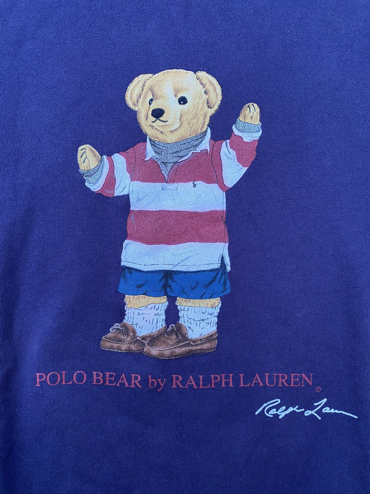 Polo Ralph Lauren Vintage Polo Bear Ralph Lauren Sweatshirt Size US M / EU 48-50 / 2 - 5 Thumbnail