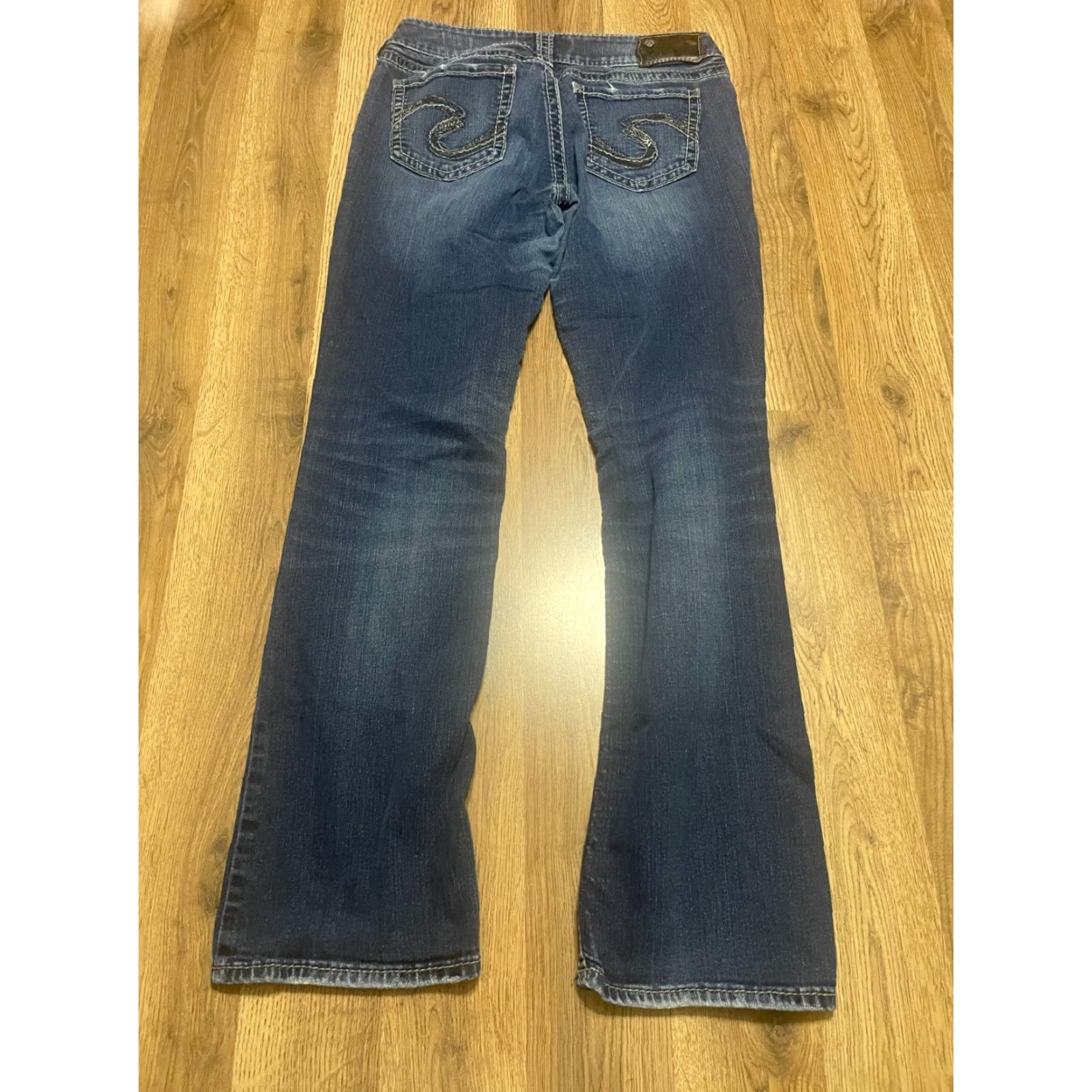 Silver Jeans Co. Silver Jeans Womens Jeans 29/31 Blue Denim Dark Wash SUKI Mid Slim Boot Size 29" - 2 Thumbnail