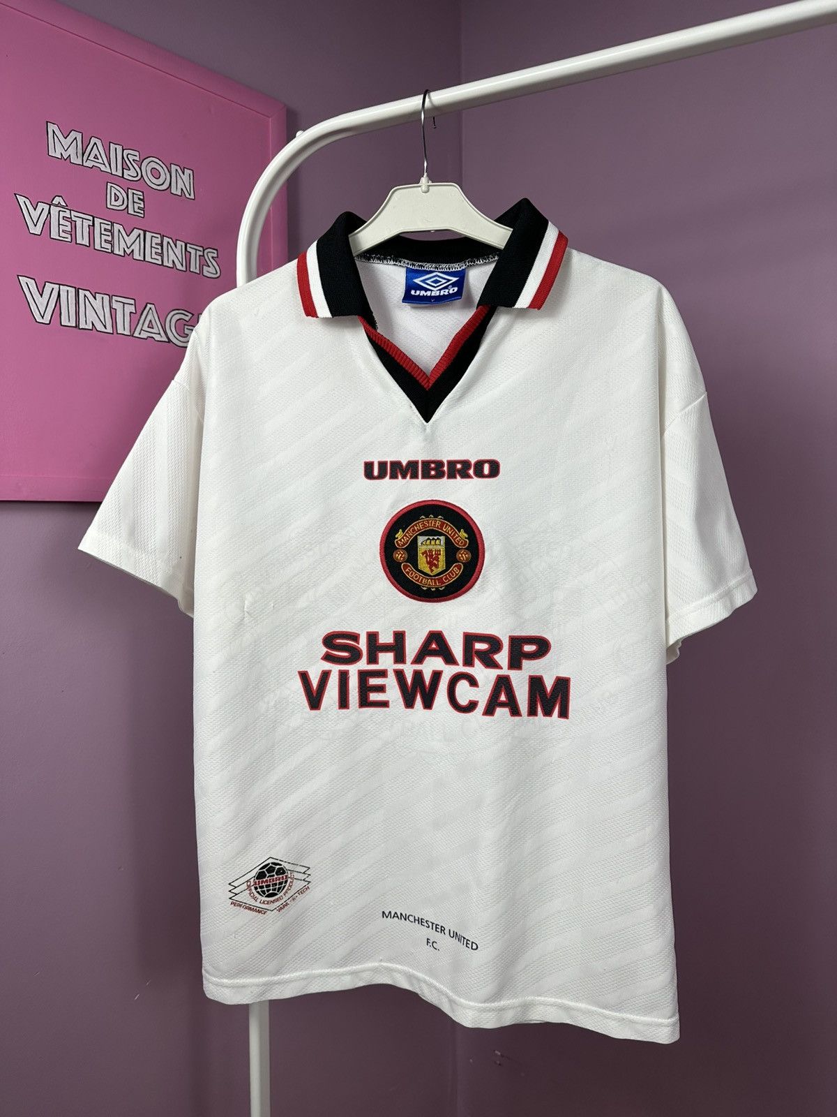 Umbro Manchester United FC Umbro Vintage 1996/1997 Sharp Jersey Size US S / EU 44-46 / 1 - 1 Thumbnail