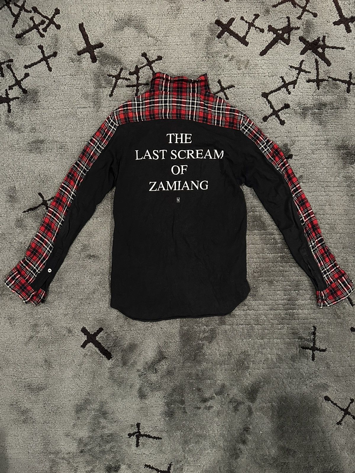 Undercover SS06 Undercover Hybrid Flannel “Last Scream Of Zamiang