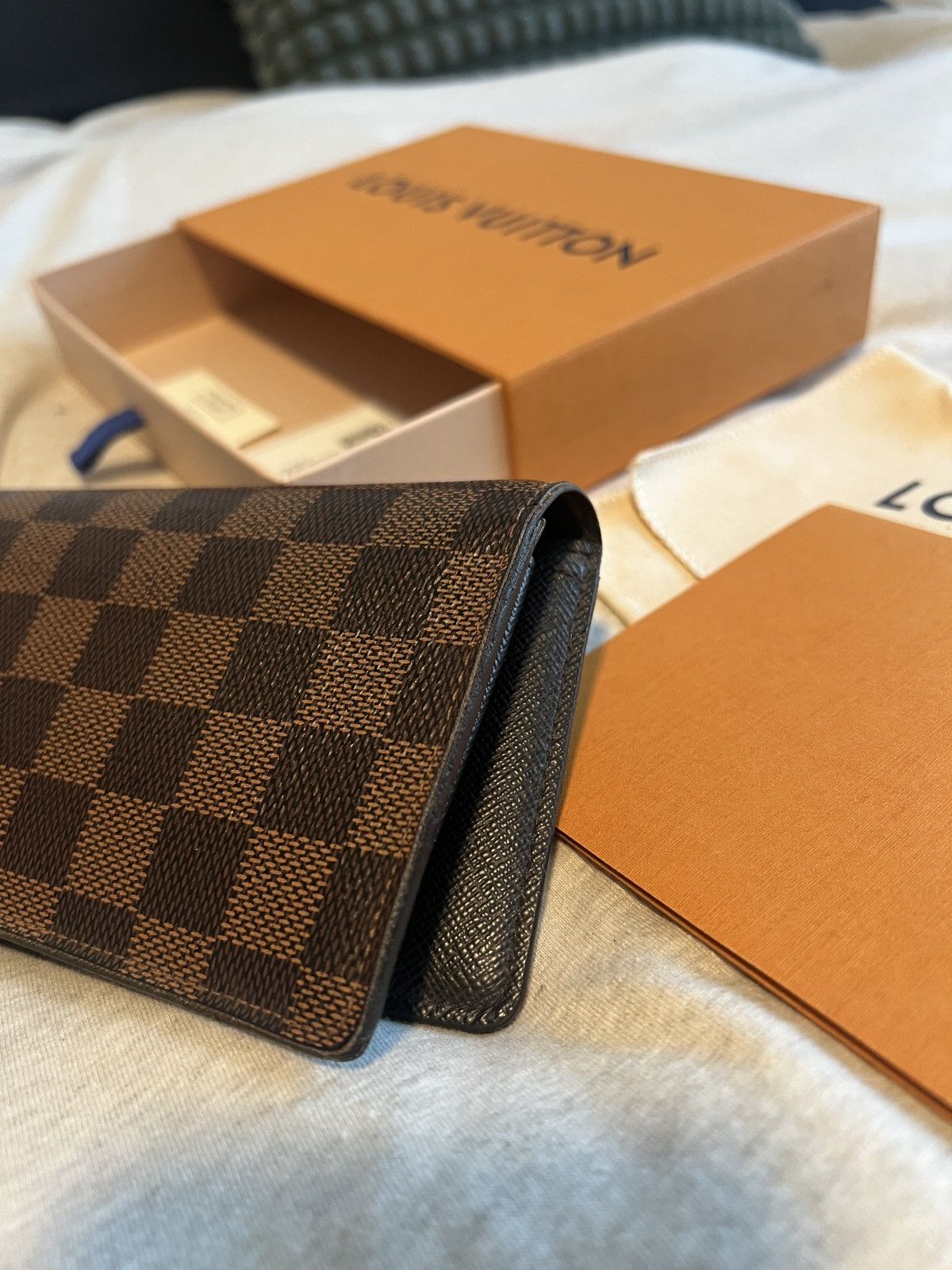 Louis Vuitton Louis Vuitton Brazza Long Wallet - Damier Ebene Size ONE SIZE - 7 Thumbnail